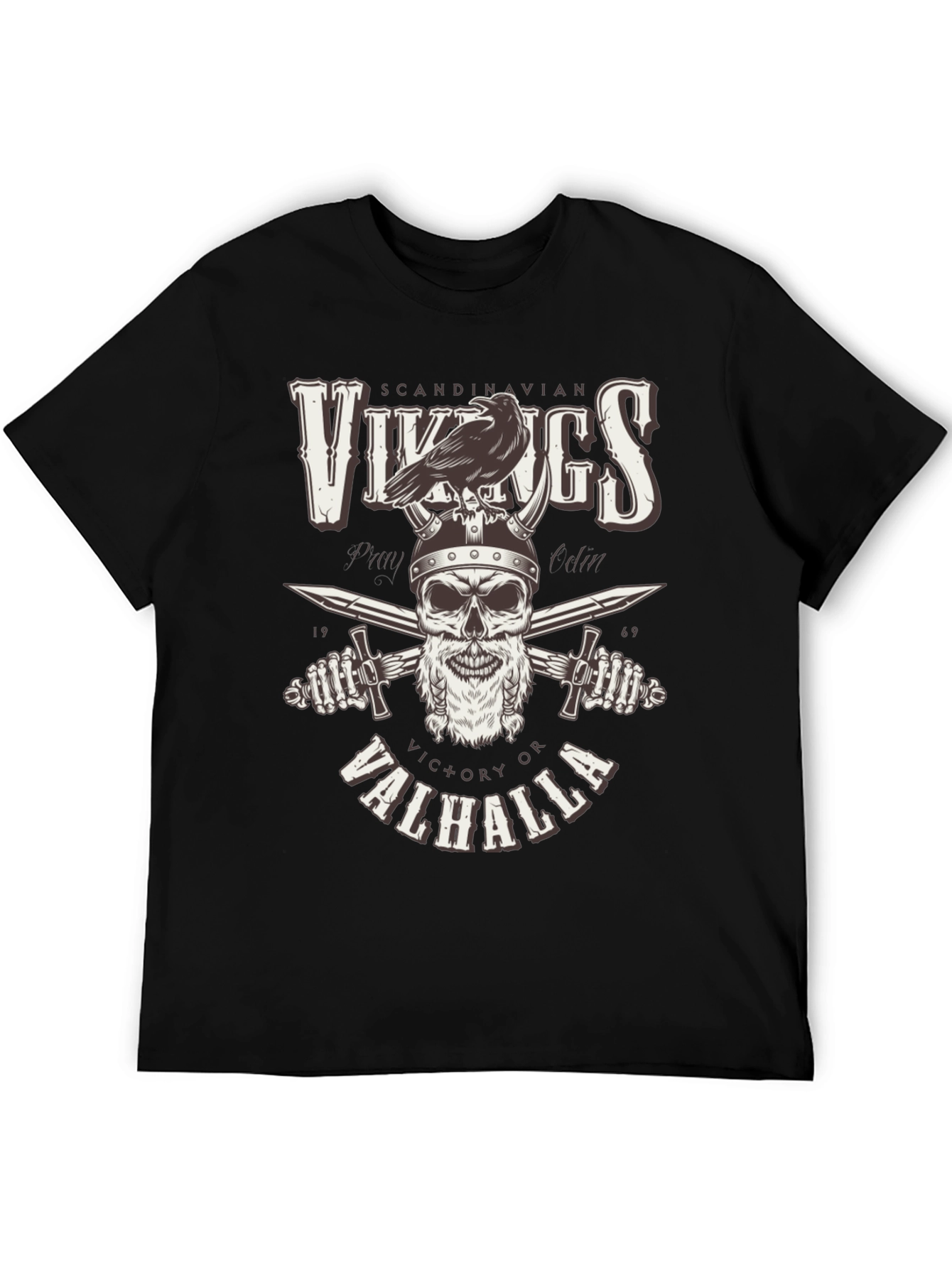 Vikings Victory or Valhalla Graphic Tee
