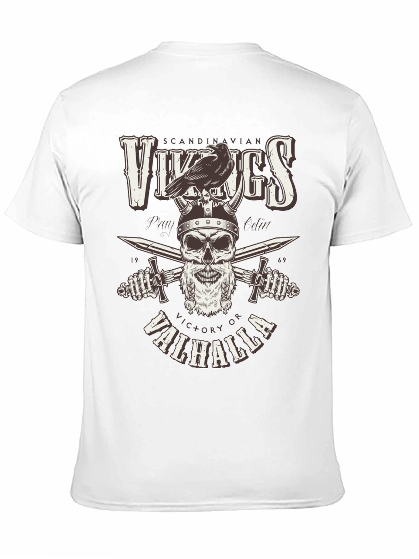 Vikings Victory or Valhalla Graphic Tee