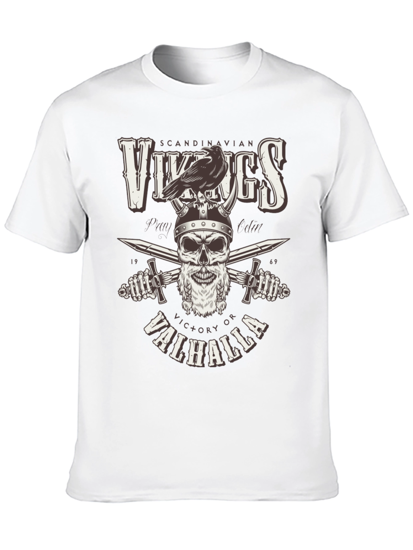 Vikings Victory or Valhalla Graphic Tee