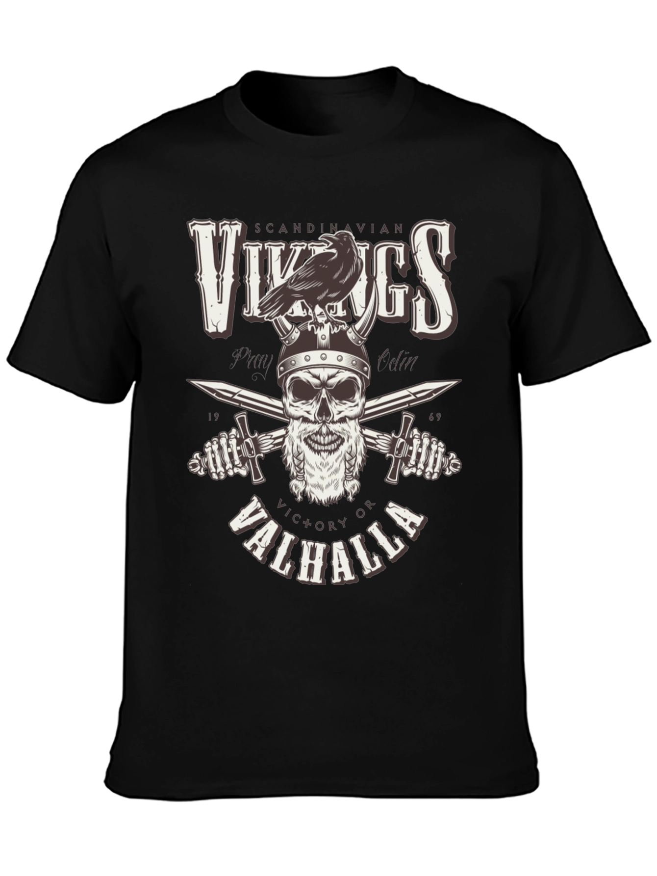 Vikings Victory or Valhalla Graphic Tee