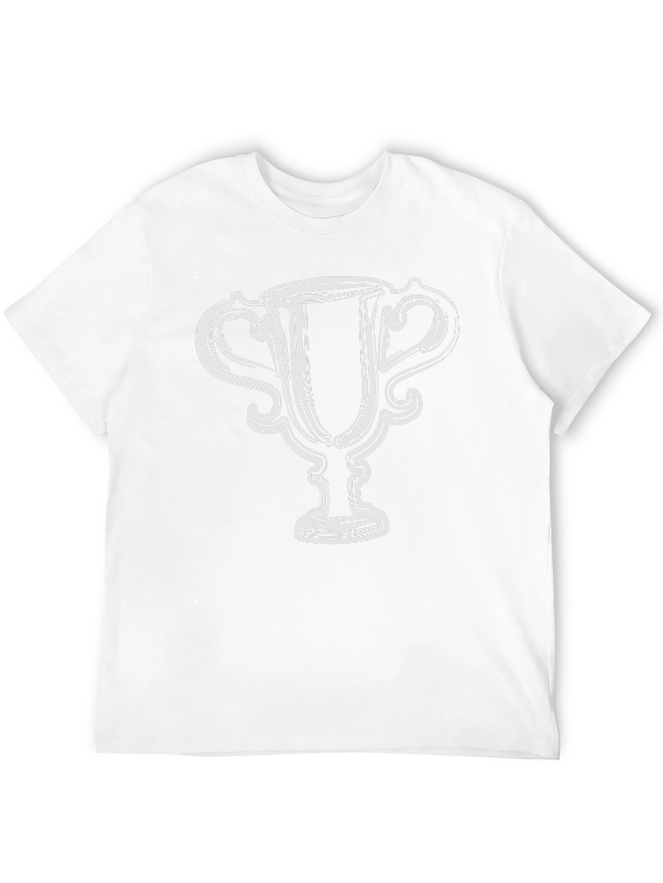 Trophy Graphic Tee - Casual Black T-Shirt