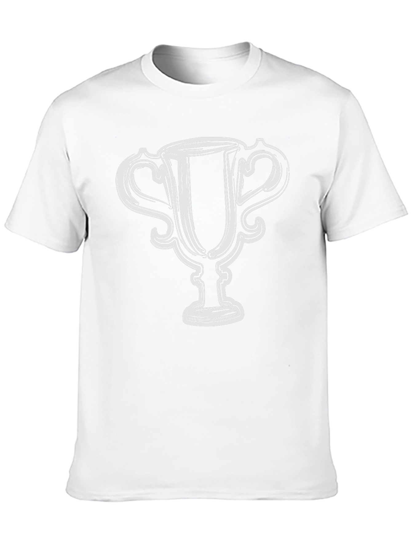 Trophy Graphic Tee - Casual Black T-Shirt