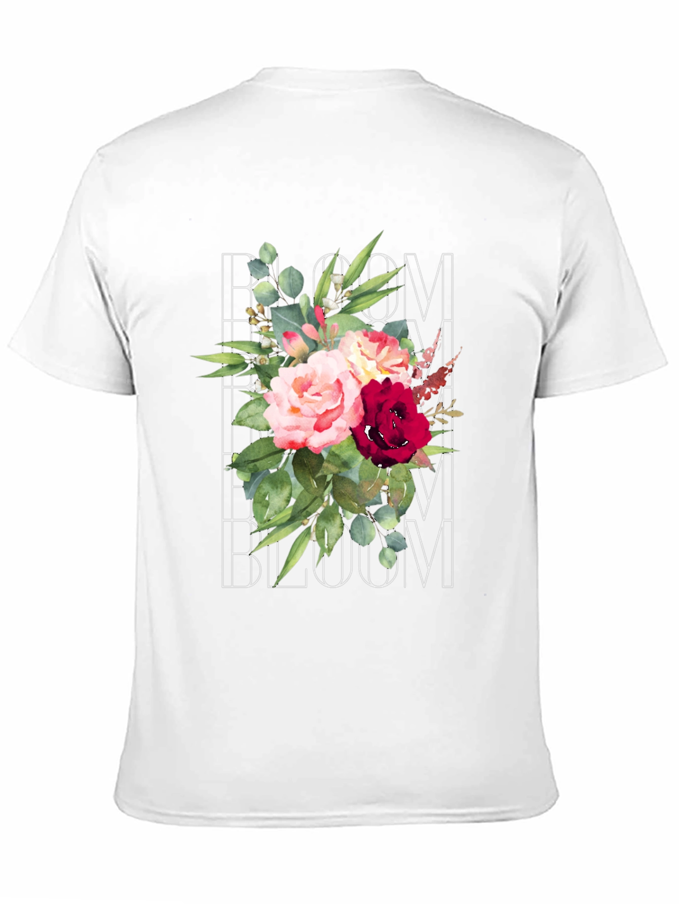 Bloom Floral Graphic T-Shirt - Mens Black Tee