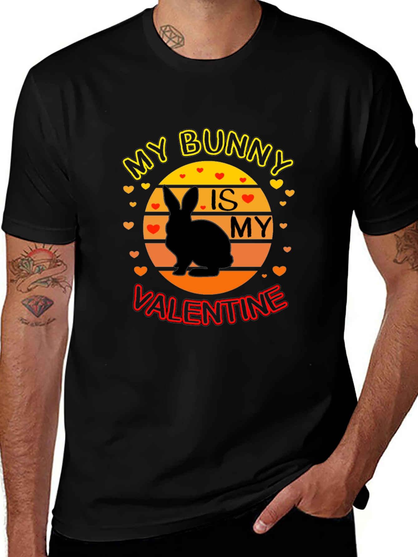 My Bunny is My Valentine Graphic T-Shirt