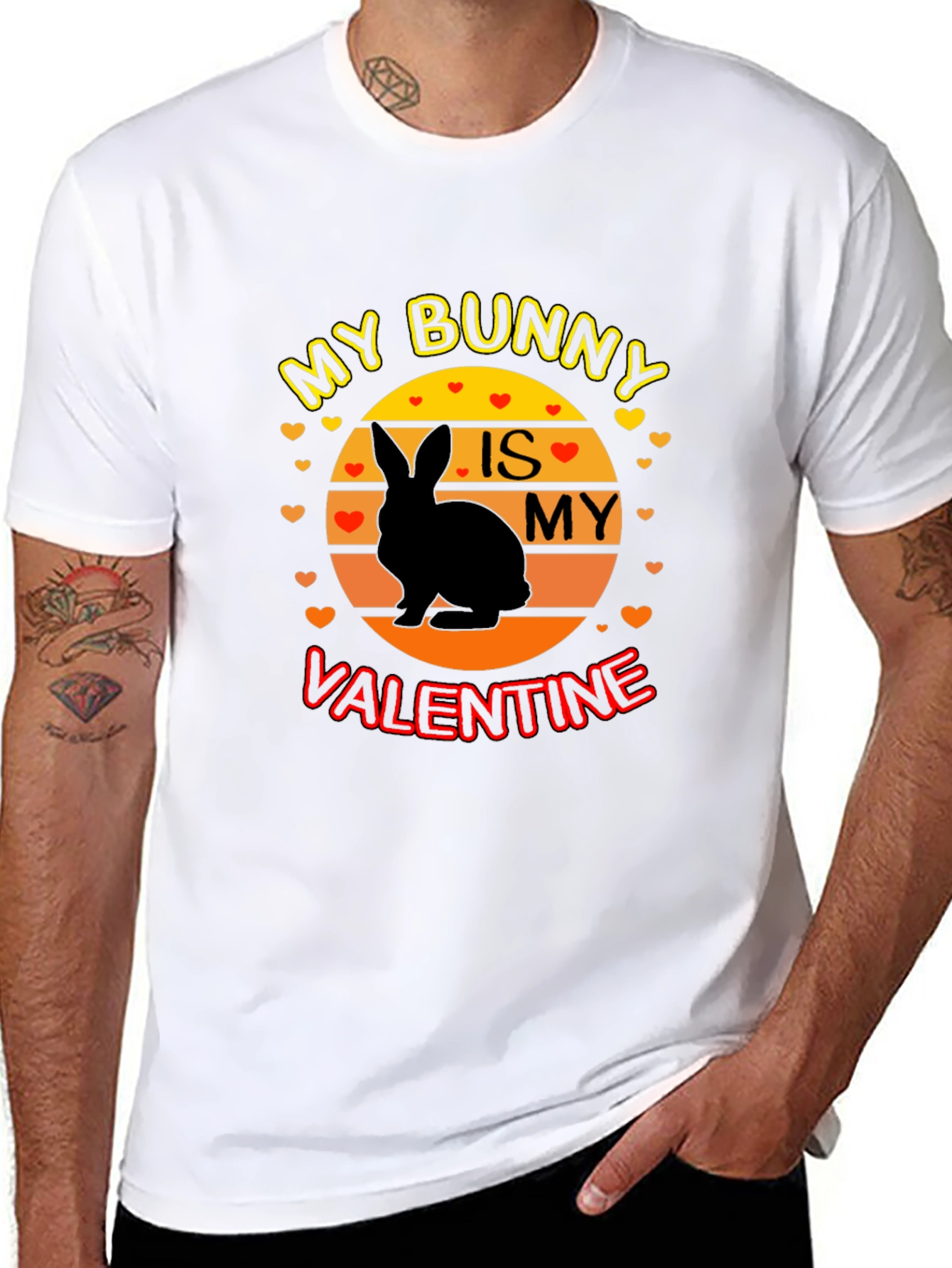 My Bunny is My Valentine Graphic T-Shirt