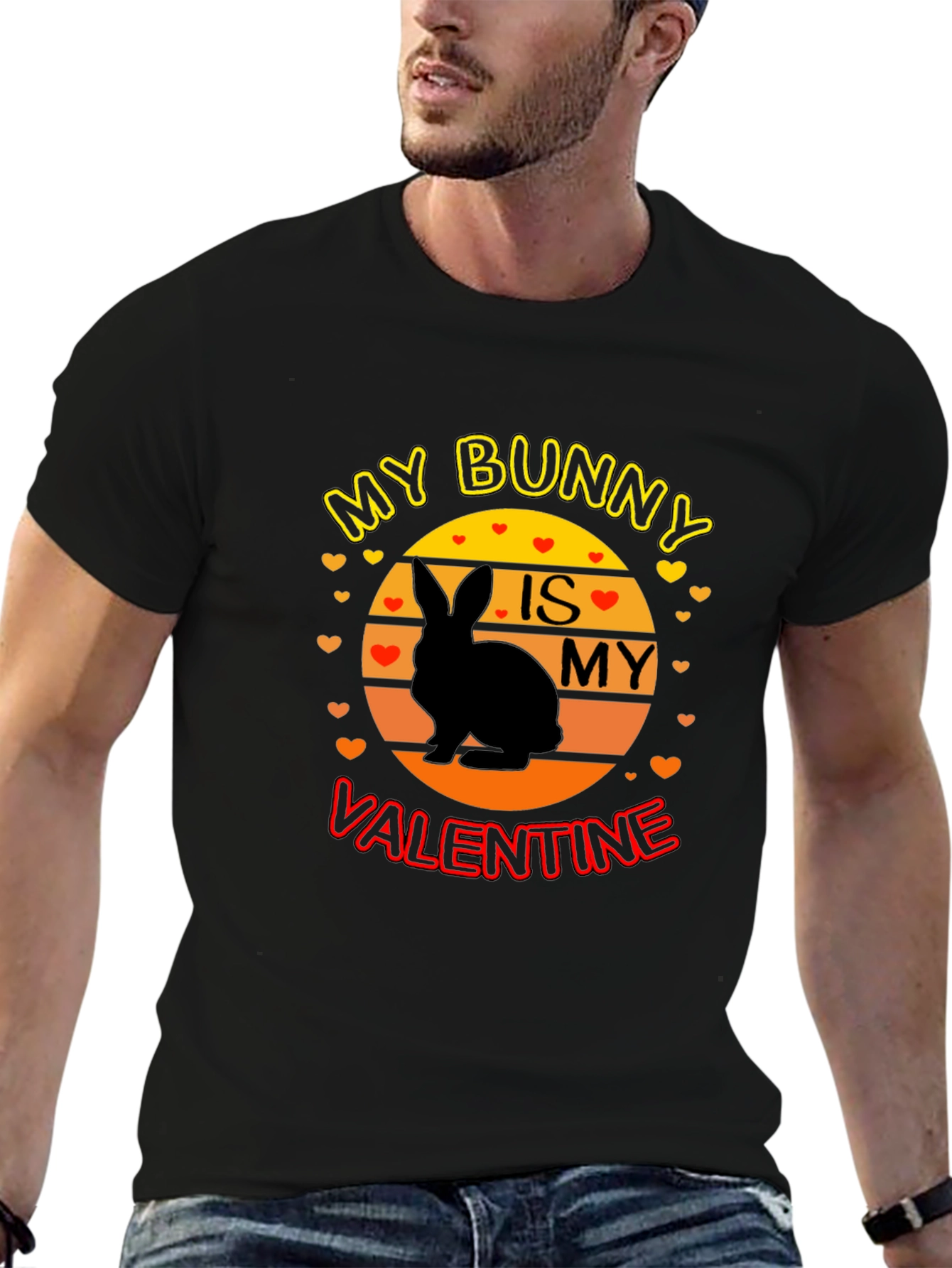 My Bunny is My Valentine Graphic T-Shirt