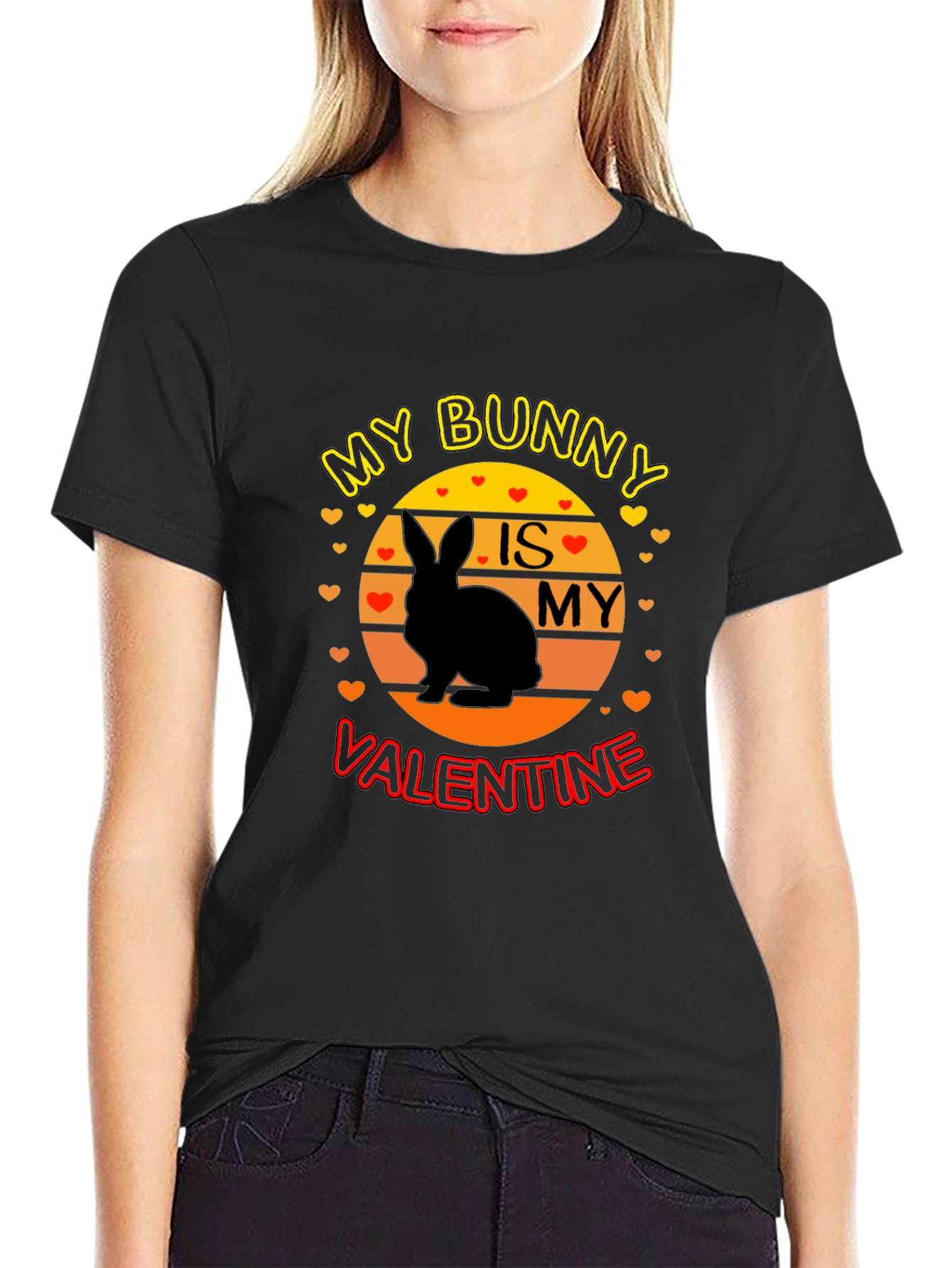 My Bunny is My Valentine Graphic T-Shirt