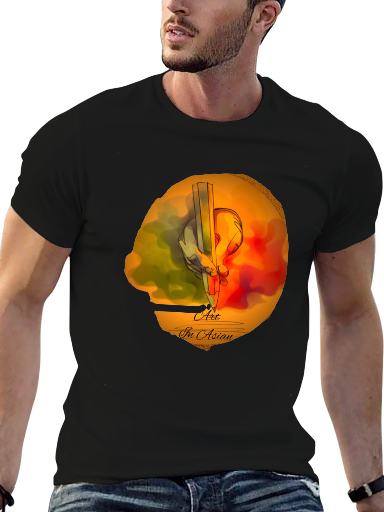 Art In Asian T-Shirt | Artistic Graphic Tee