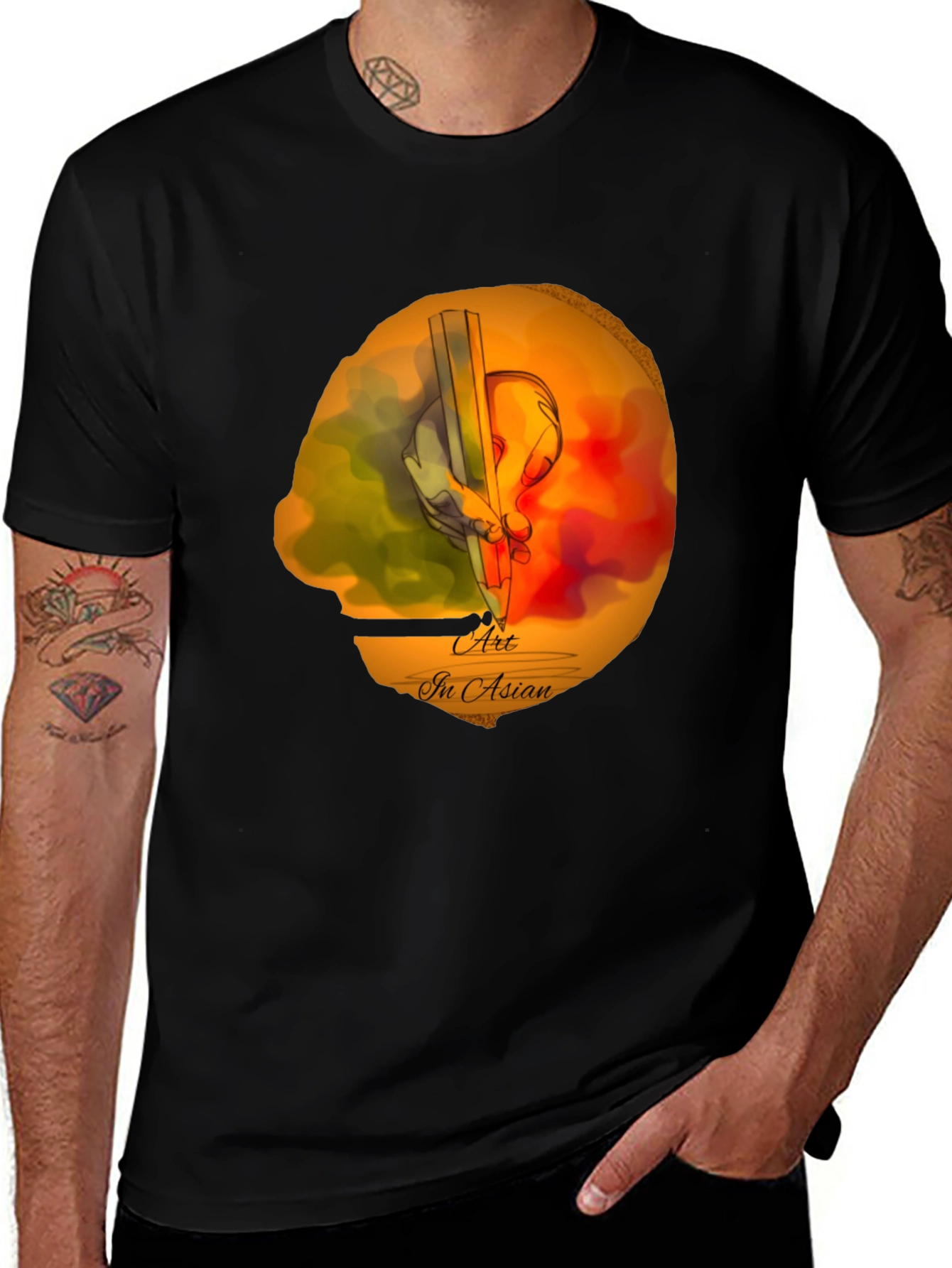 Art In Asian T-Shirt | Artistic Graphic Tee