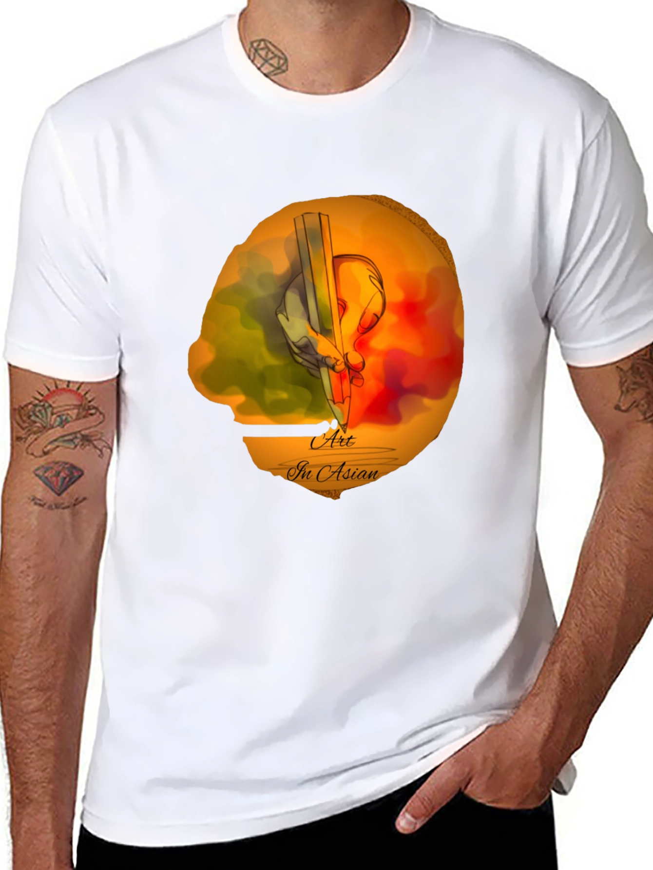 Art In Asian T-Shirt | Artistic Graphic Tee