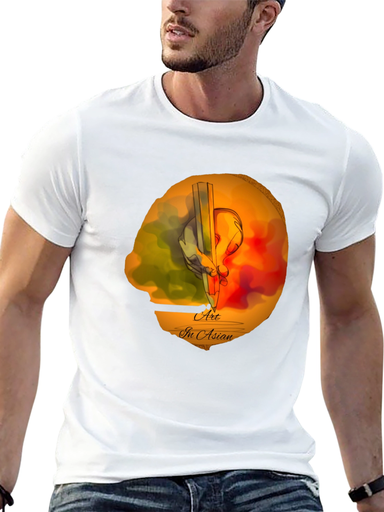 Art In Asian T-Shirt | Artistic Graphic Tee