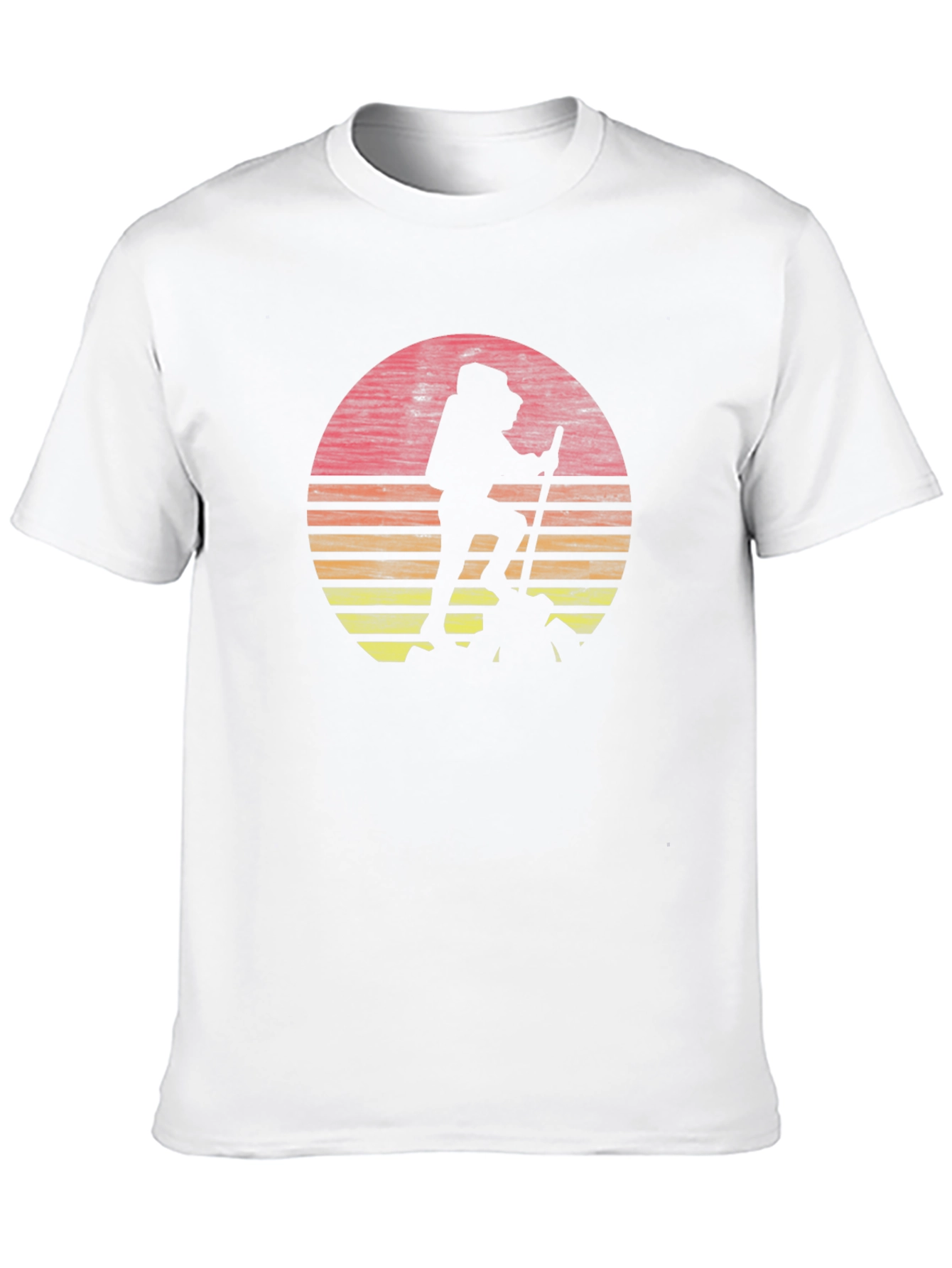 Retro Hiker Graphic Tee - Black