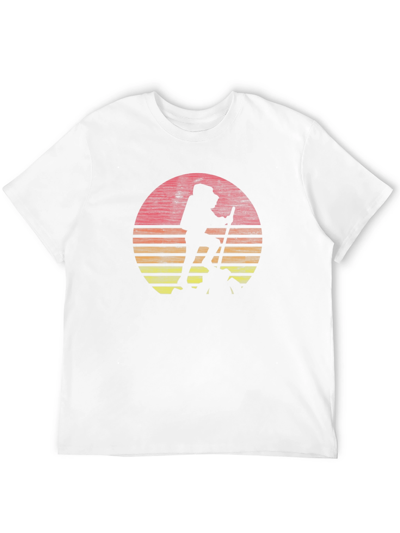Retro Hiker Graphic Tee - Black