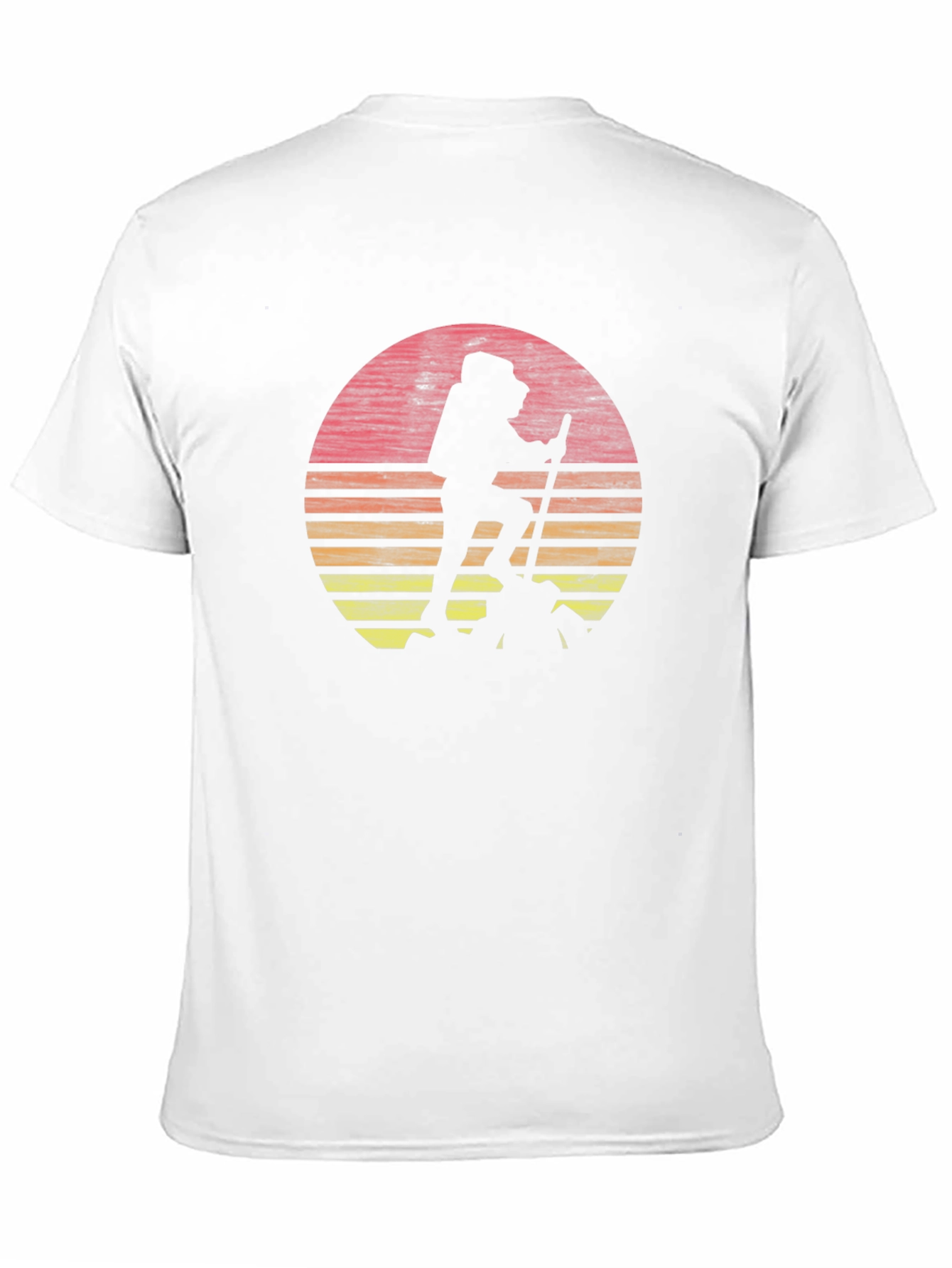 Retro Hiker Graphic Tee - Black