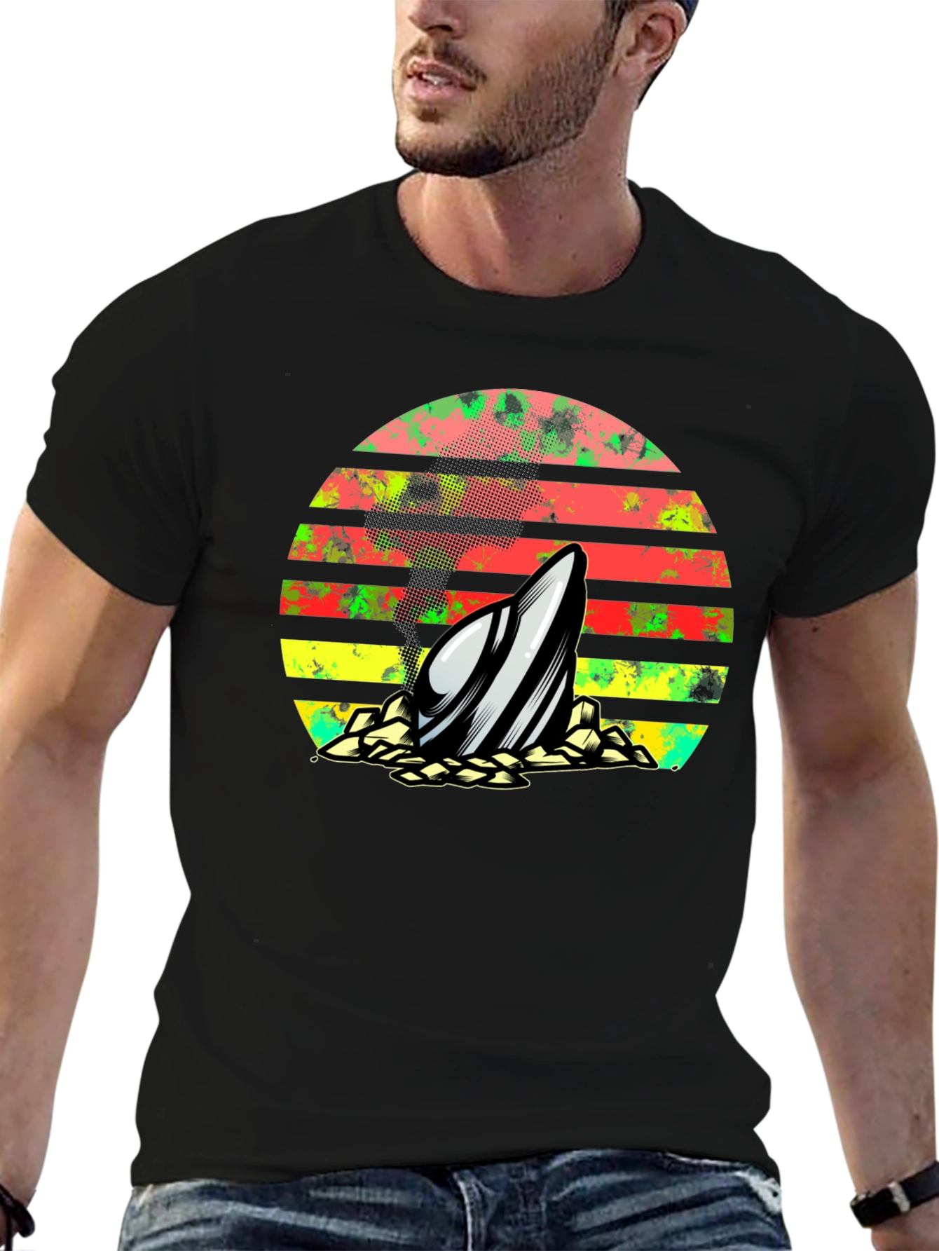 Retro Surfboard T-Shirt
