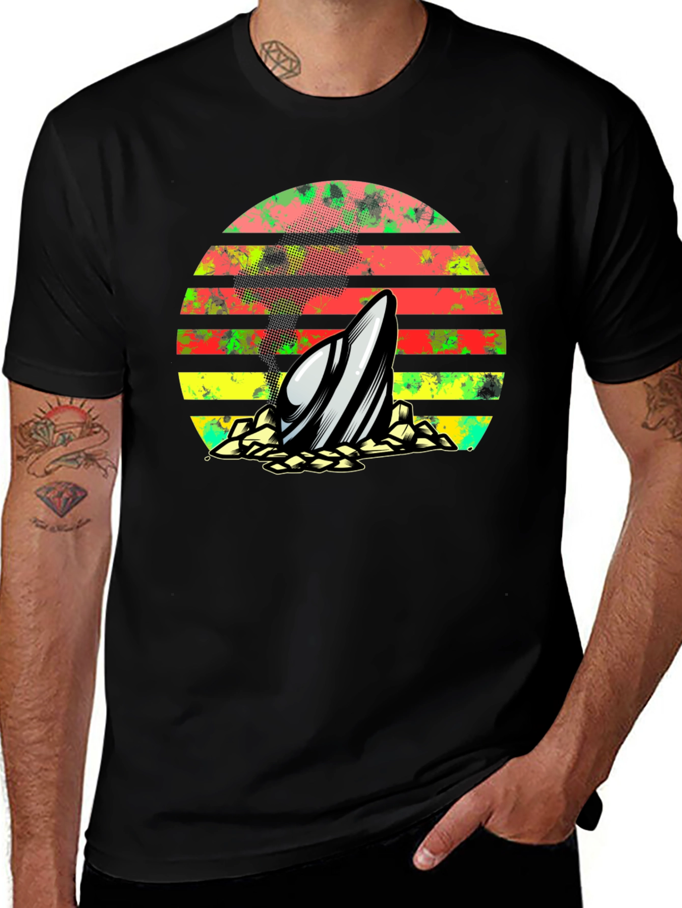 Retro Surfboard T-Shirt