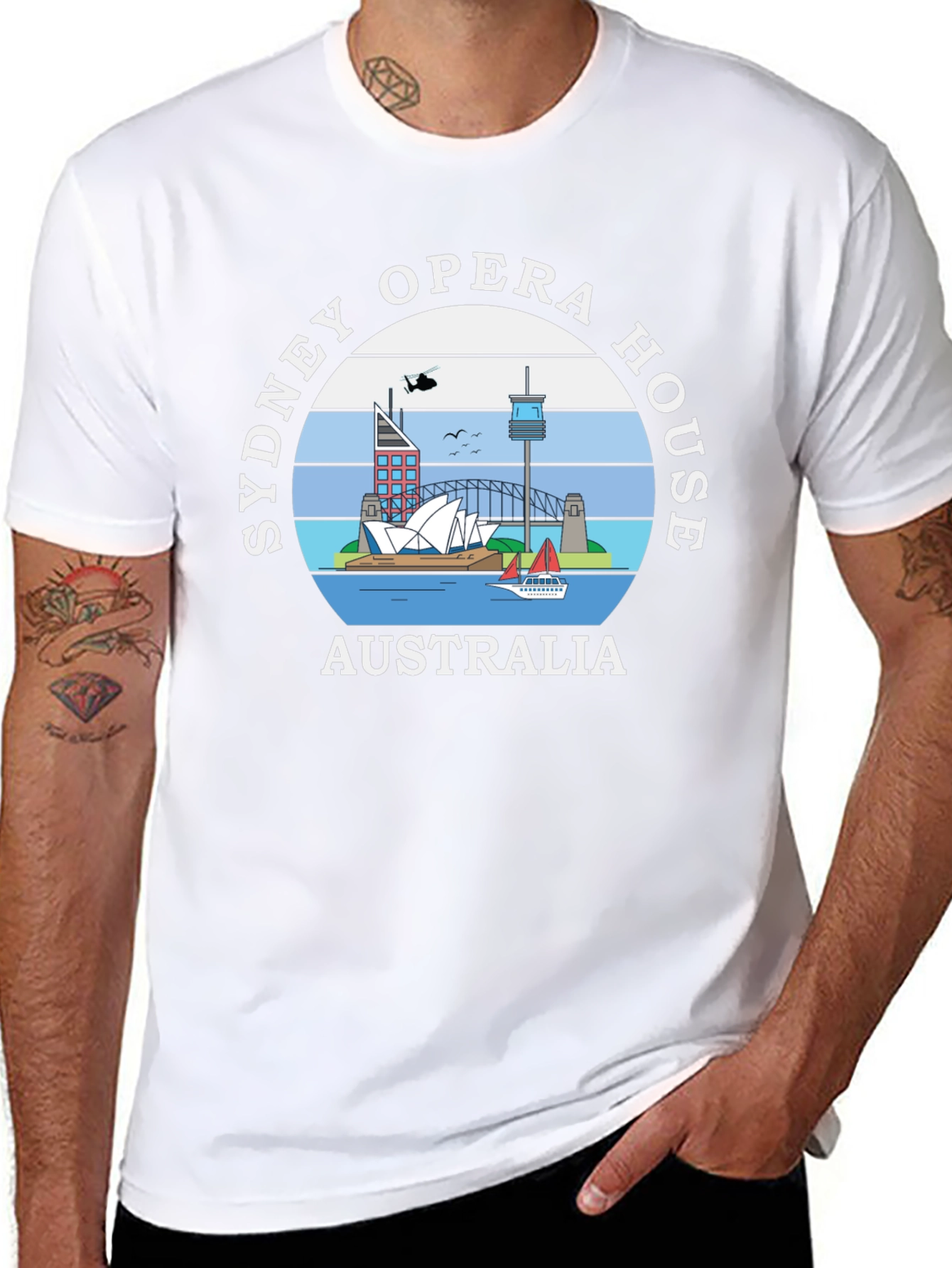 Sydney Opera House Australia Graphic T-Shirt