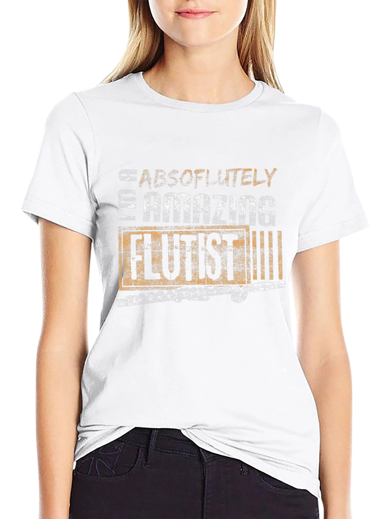 Amazing Flutist Graphic T-Shirt - Music Lover Tee