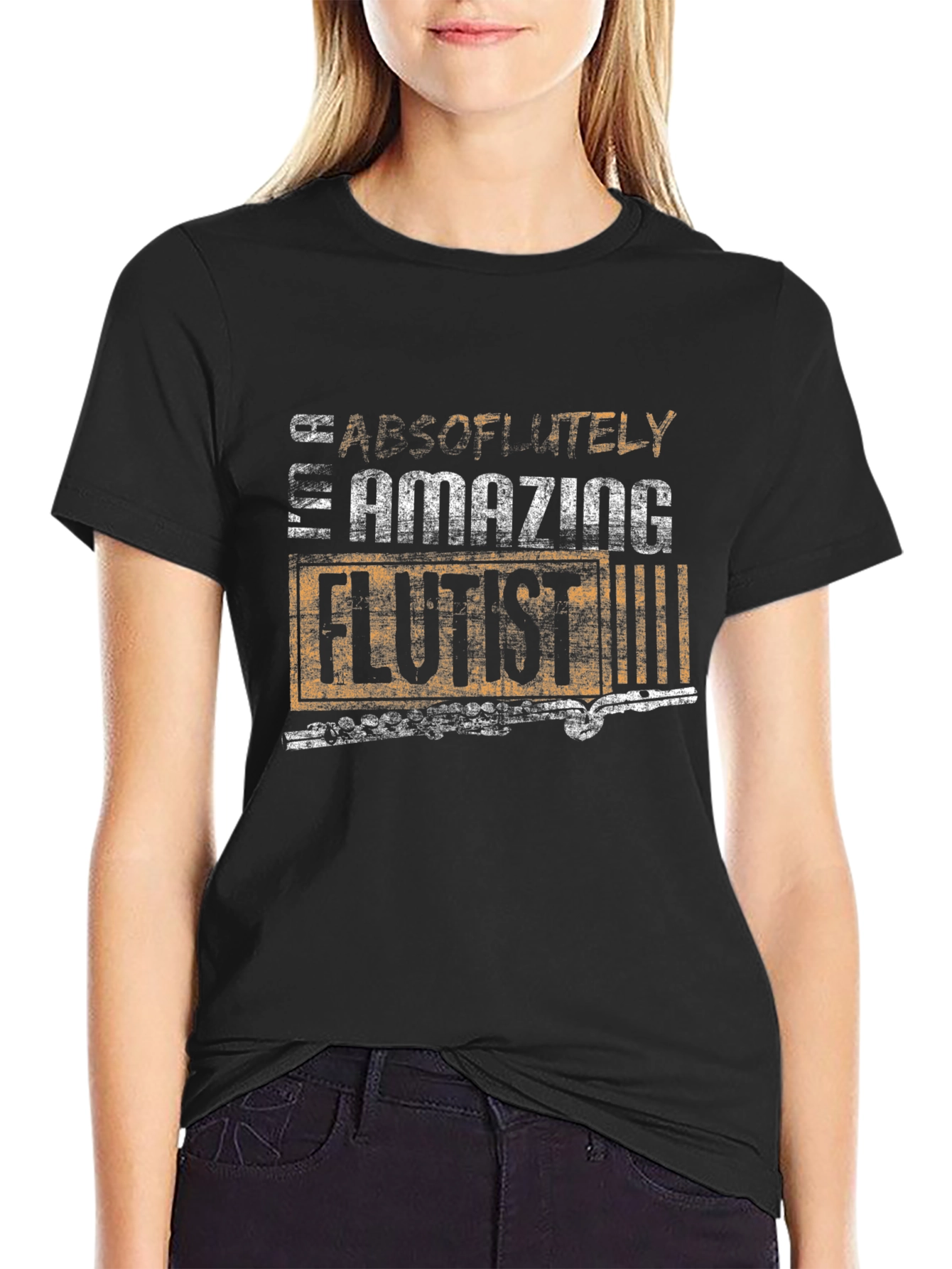 Amazing Flutist Graphic T-Shirt - Music Lover Tee