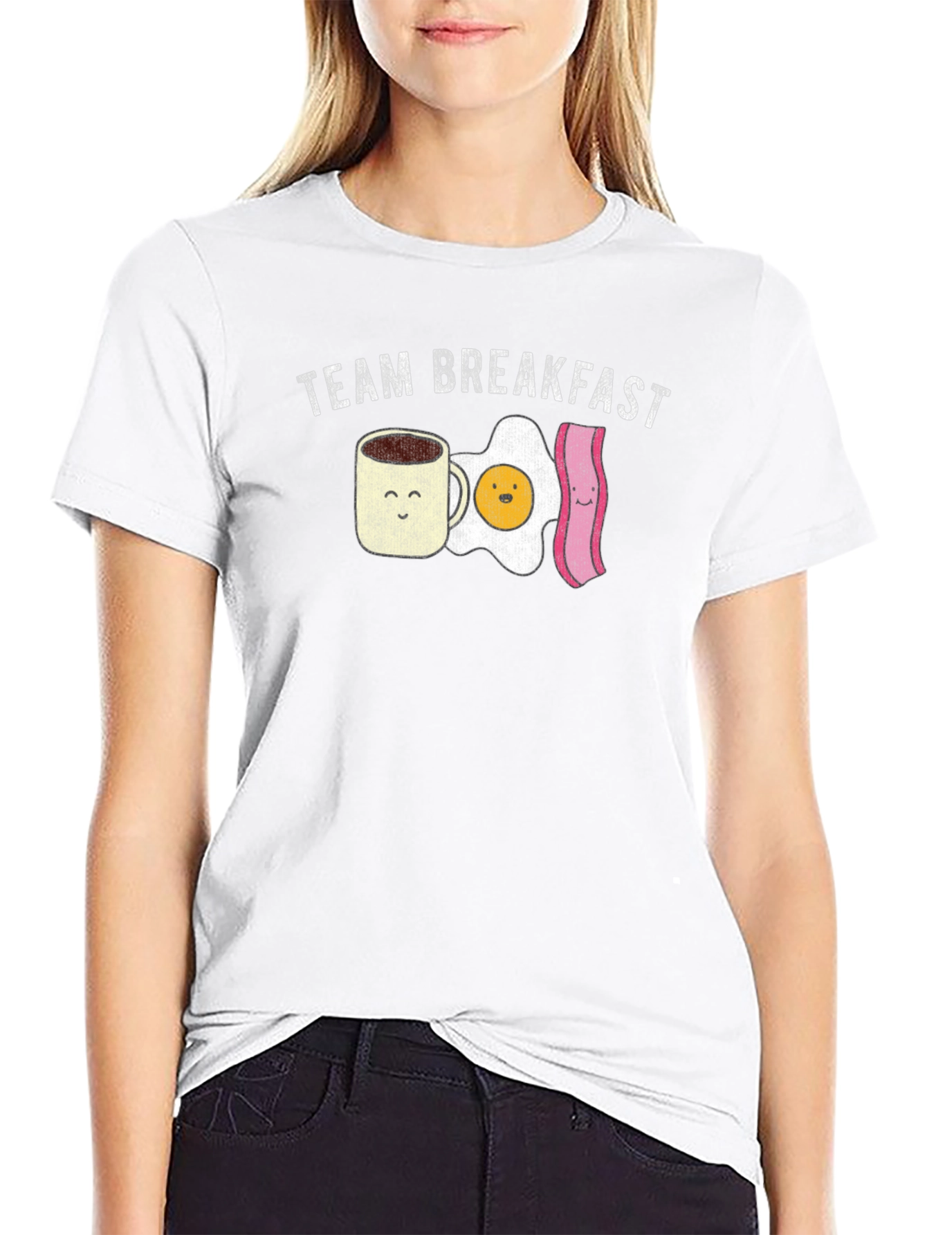 Team Breakfast Graphic T-Shirt