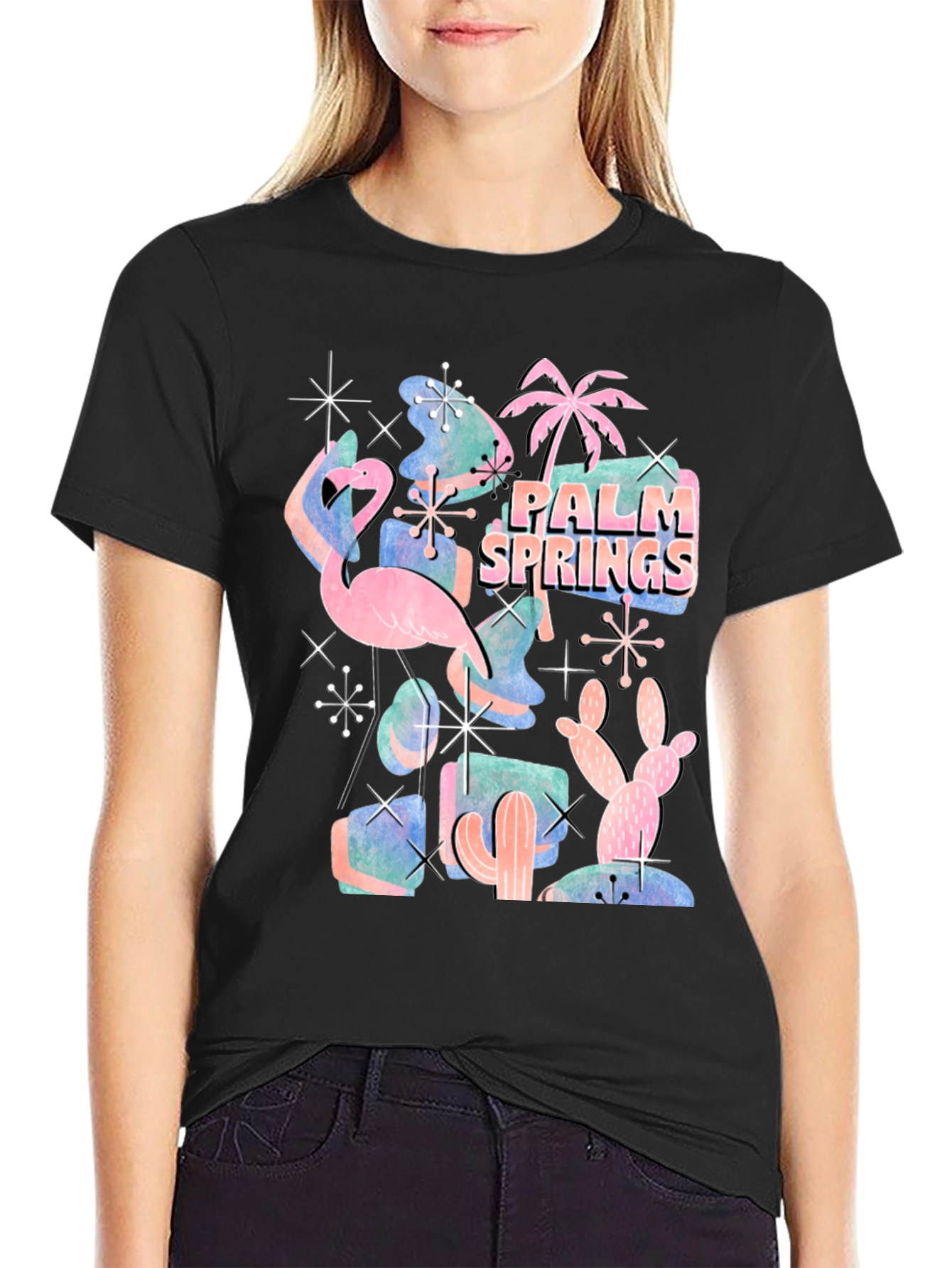 Retro Palm Springs Graphic Tee
