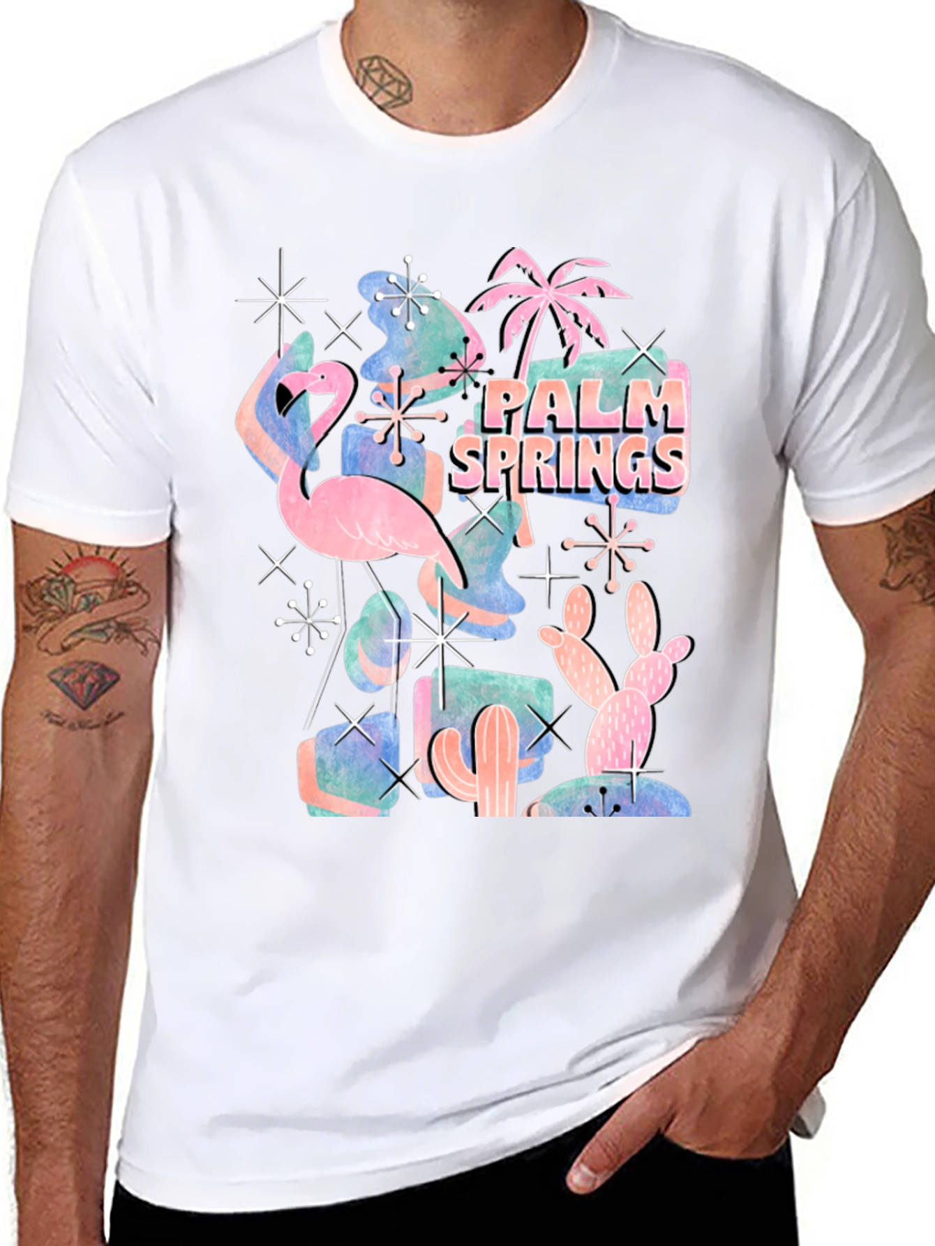 Retro Palm Springs Graphic Tee