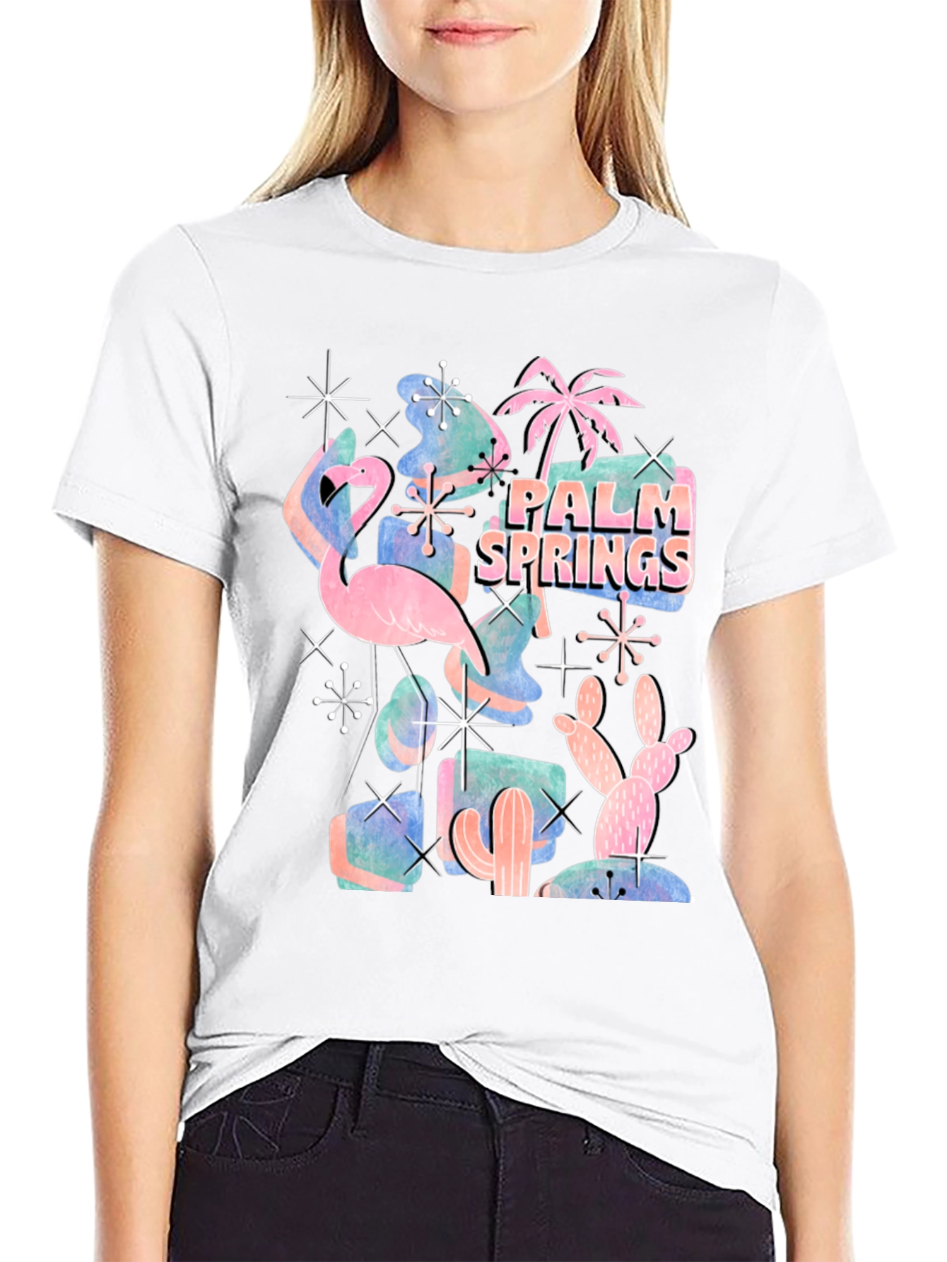 Retro Palm Springs Graphic Tee
