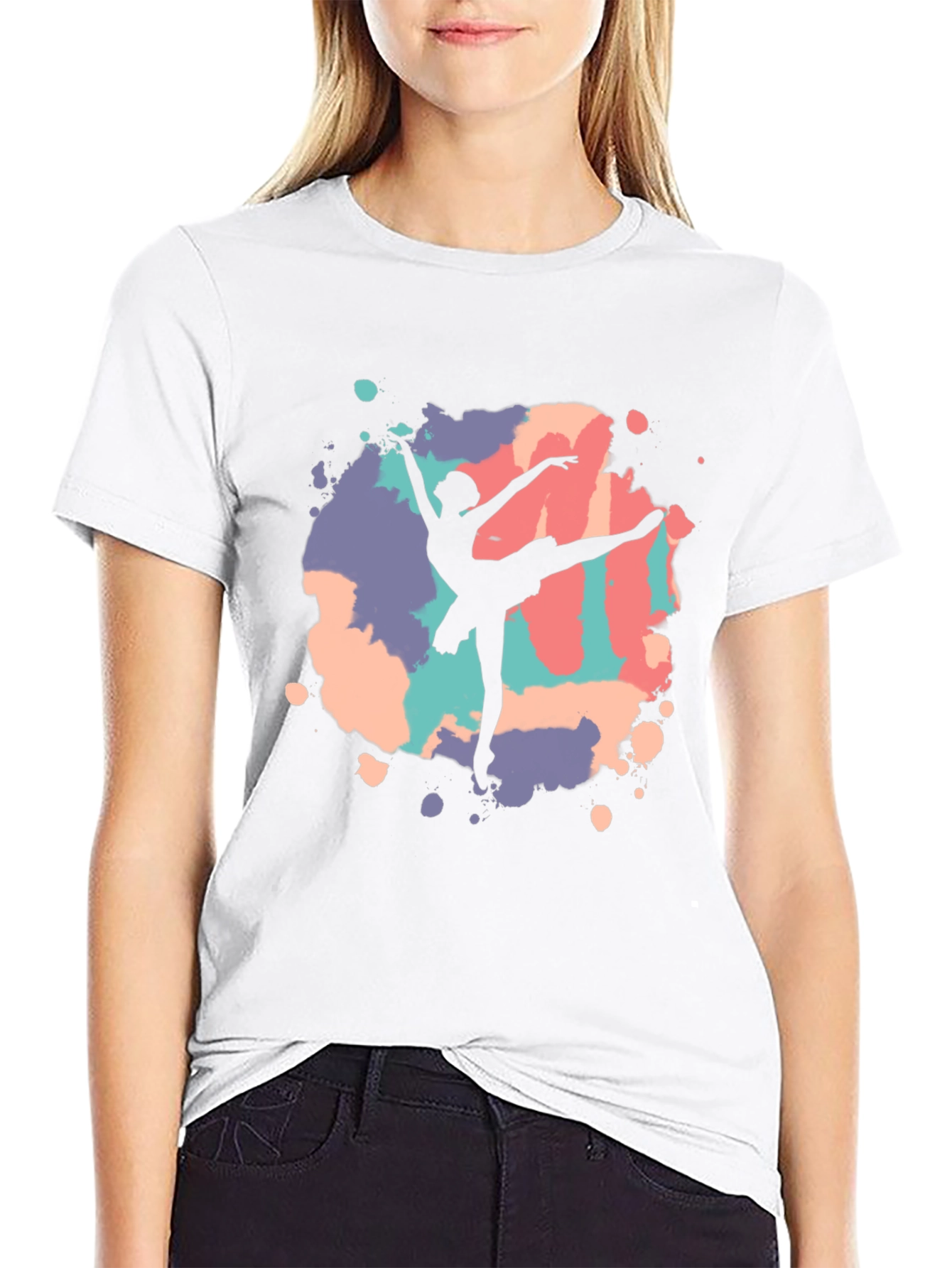 Ballet Dancer Graphic Tee - Black T-Shirt