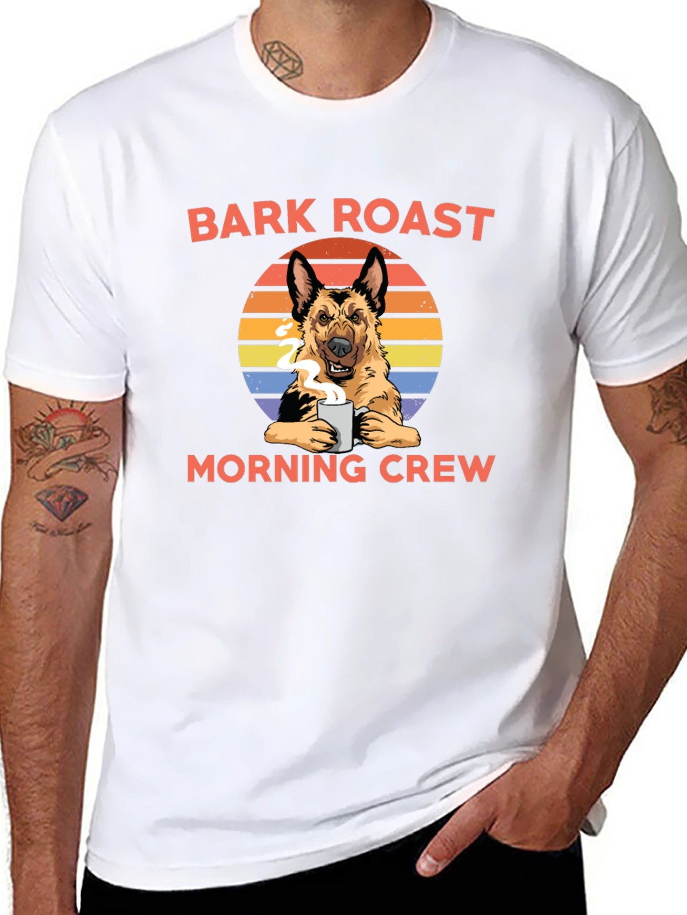 Bark Roast Morning Crew Graphic Tee