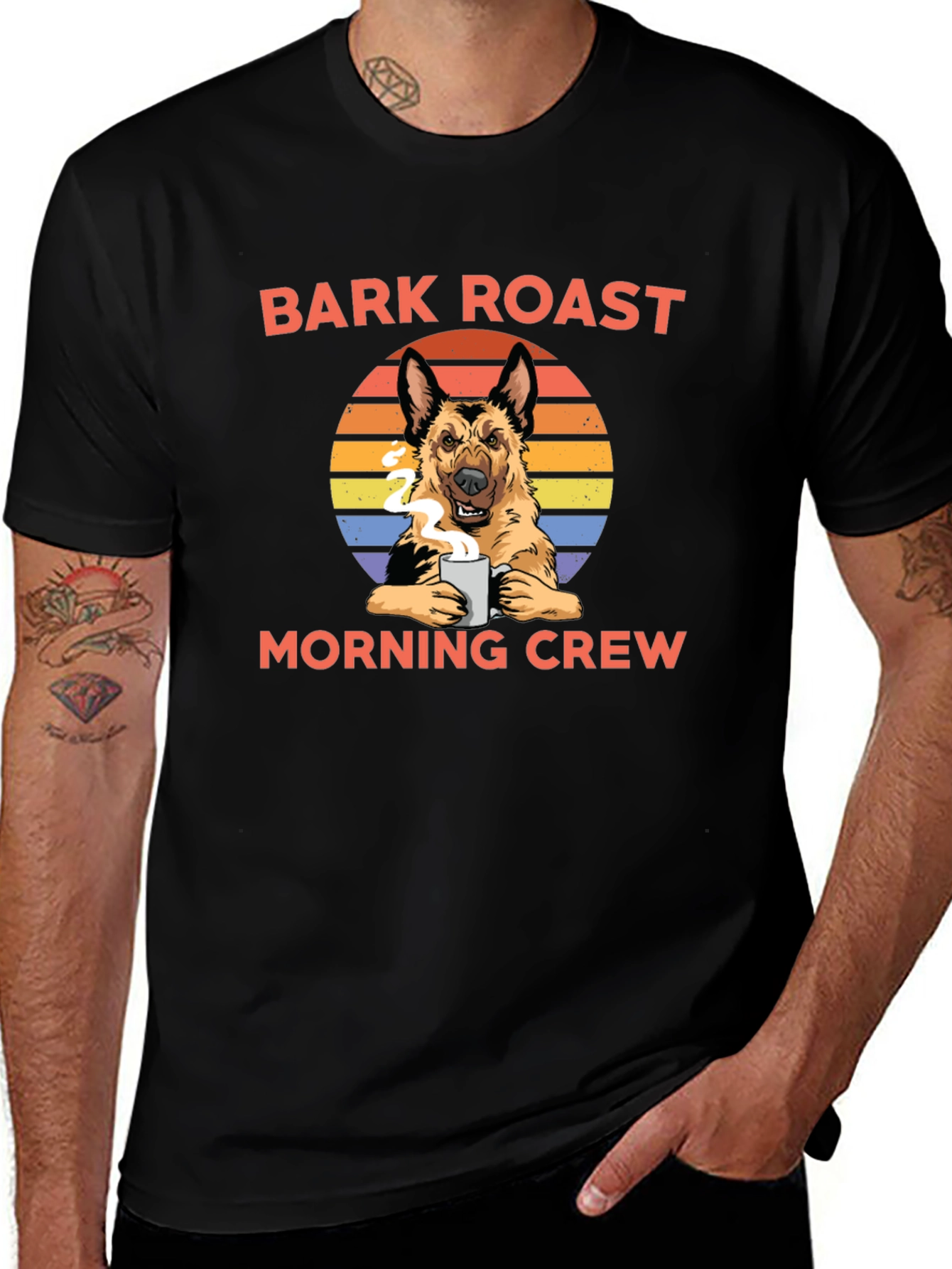 Bark Roast Morning Crew Graphic Tee