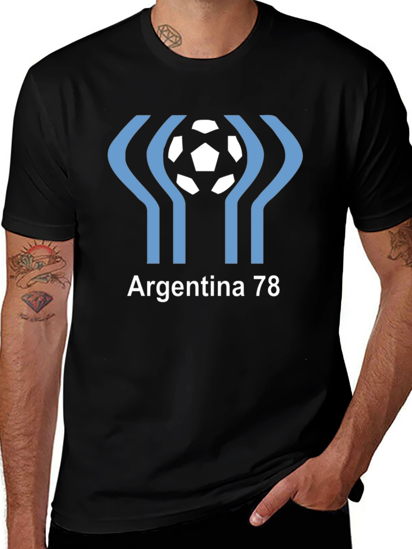 Argentina 78 Soccer T-Shirt - Retro Football Tee