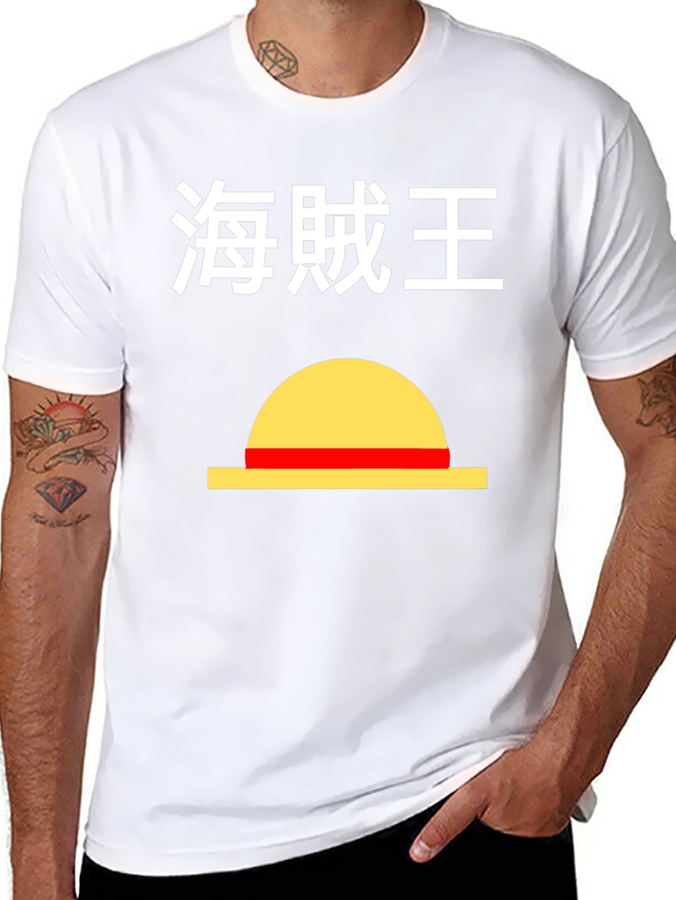 One Piece Anime T-Shirt - Pirate King Straw Hat