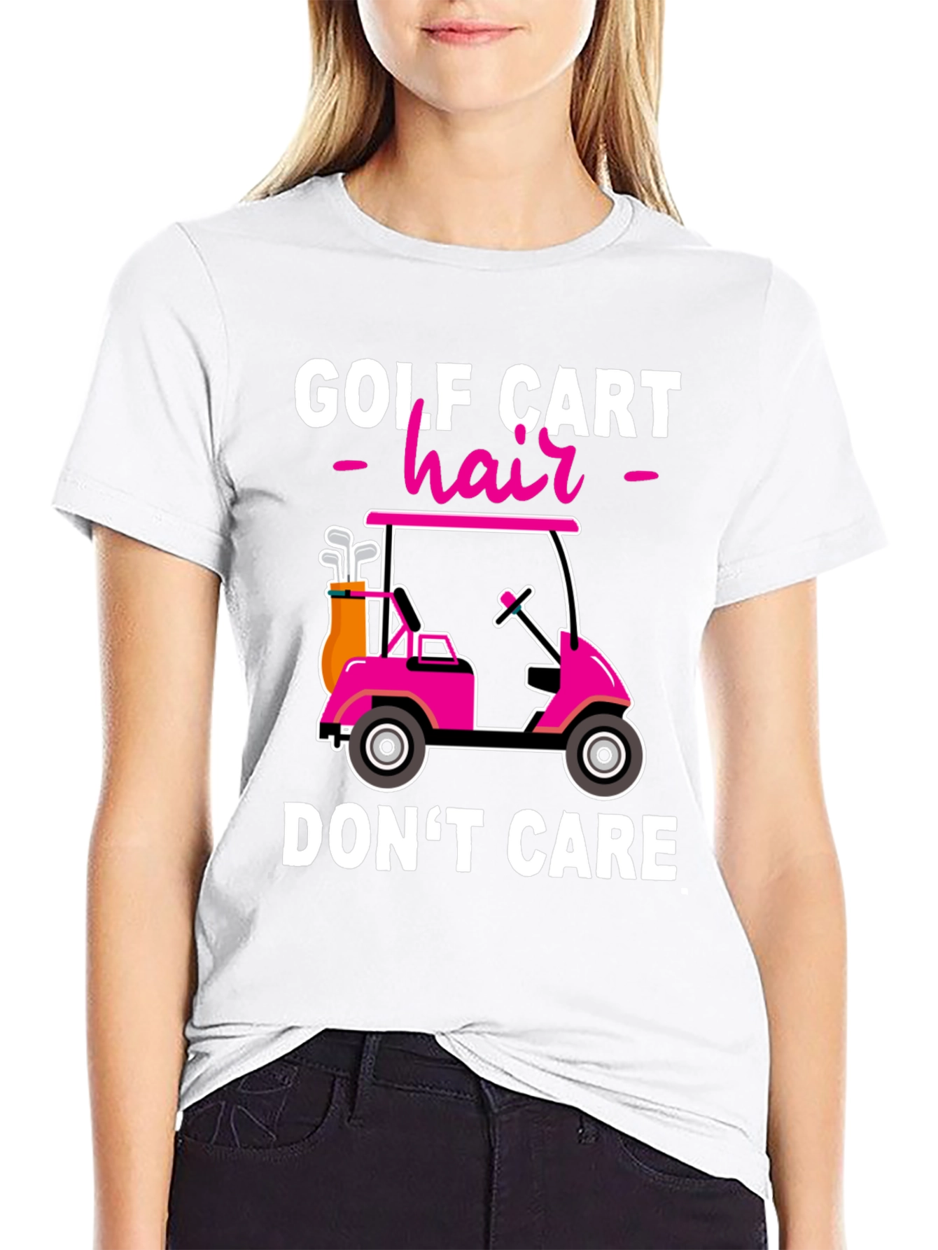 Golf Cart Hair Dont Care T-Shirt