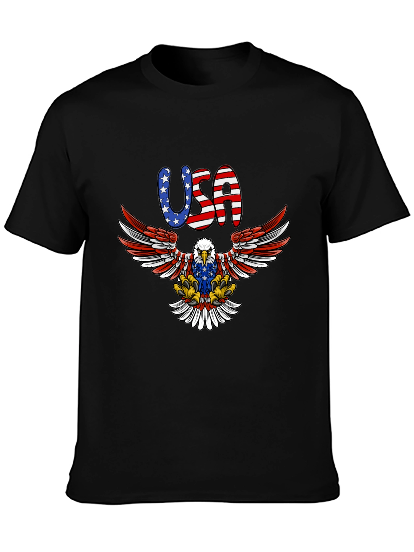 Patriotic USA Eagle Graphic Tee