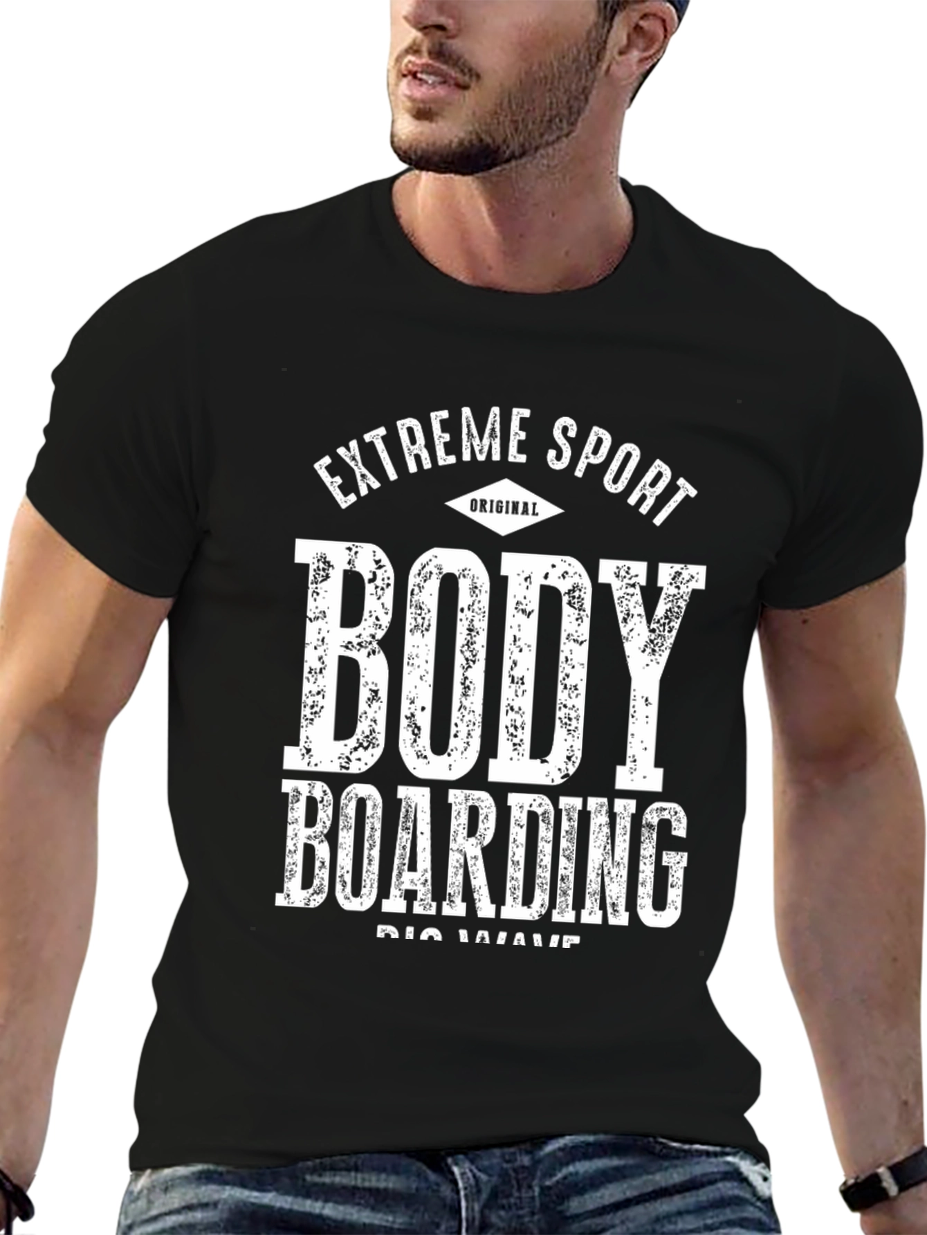 Extreme Sport Body Boarding Graphic Tee