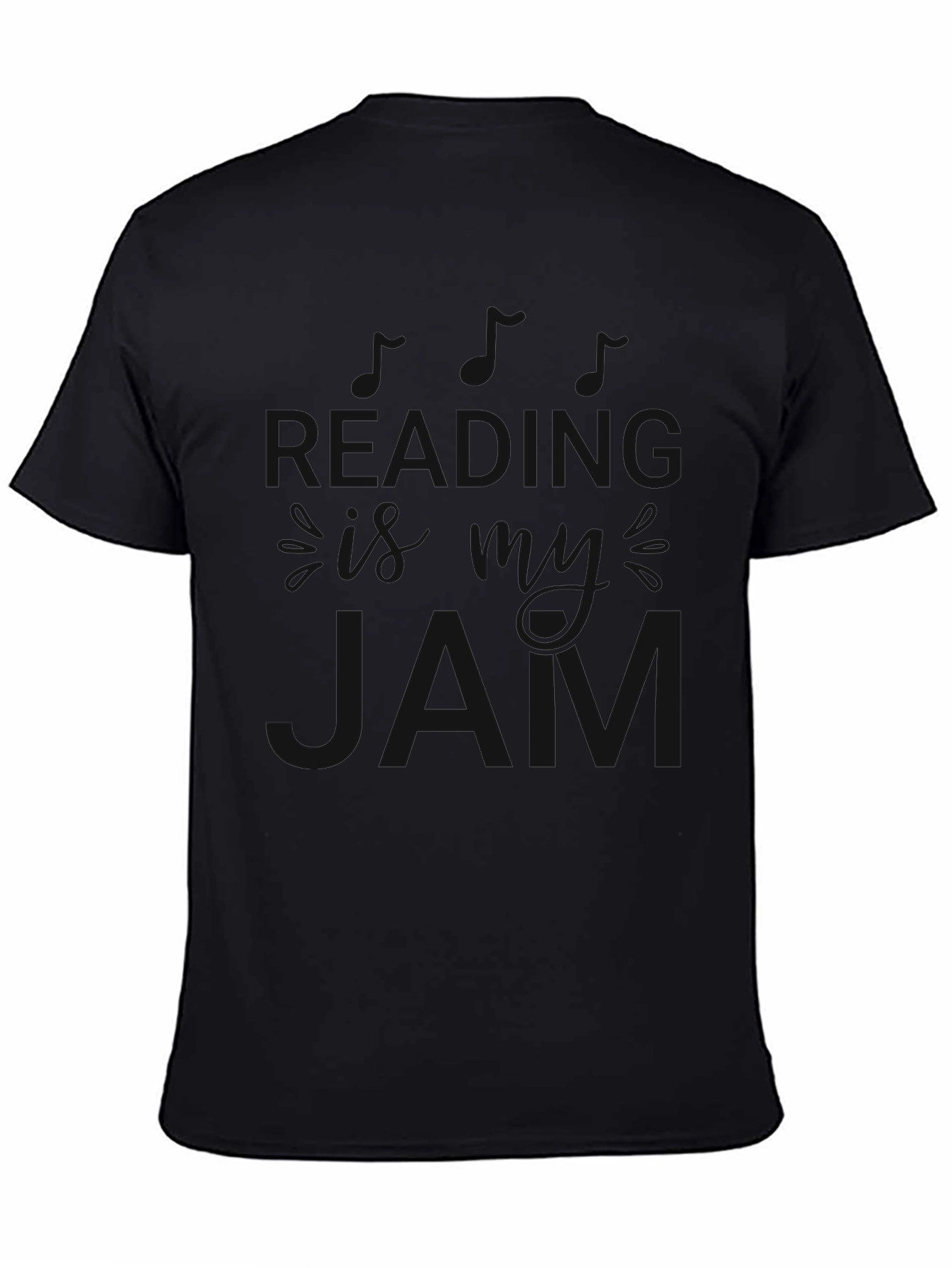 Black Graphic Tee - Keep Going Comfort Fit