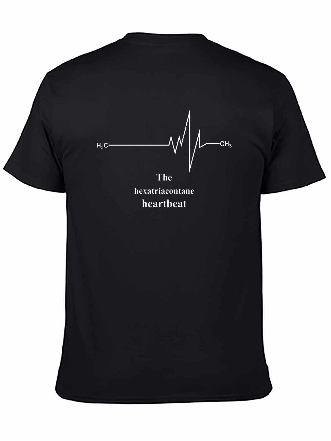 Hexatriacontane Heartbeat Graphic Tee - Science T-Shirt