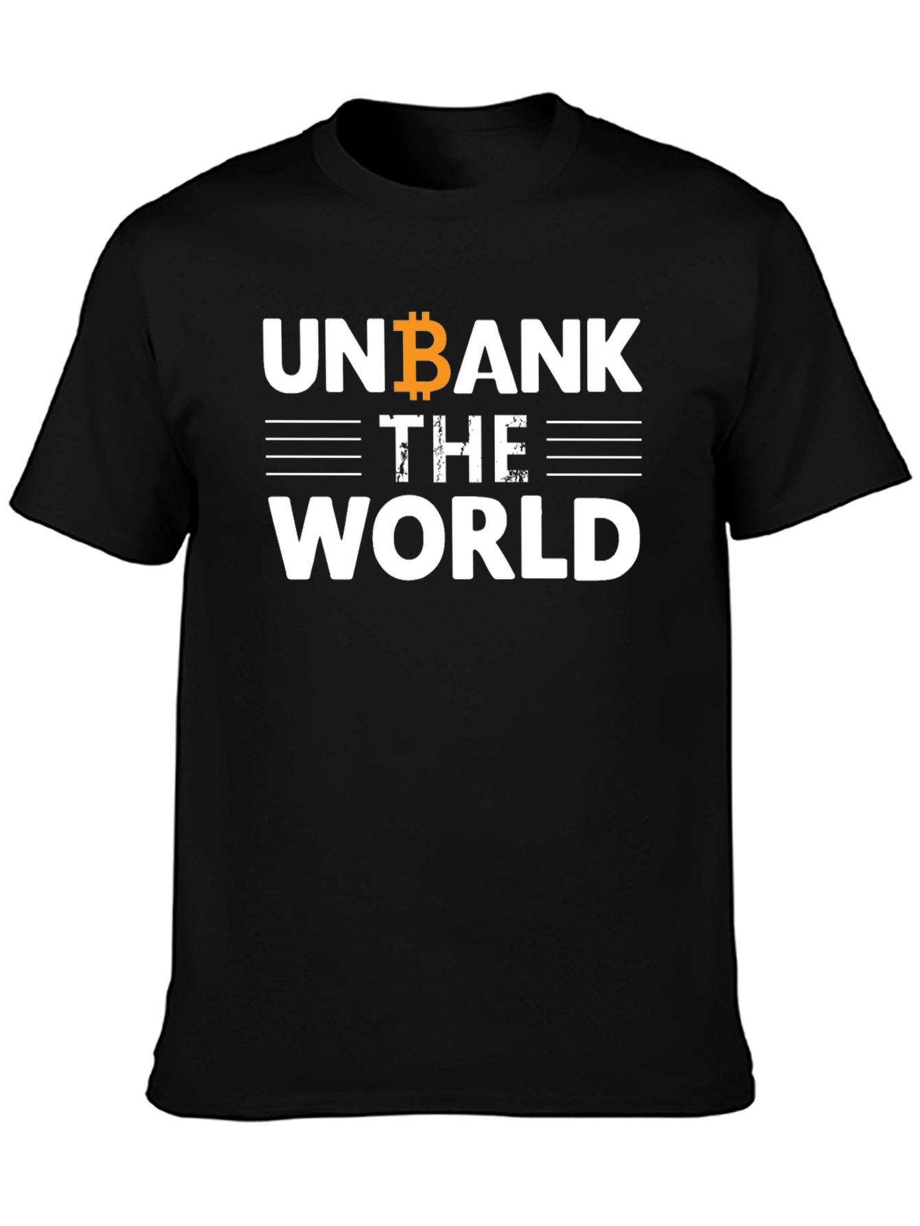 Unbank The World Bitcoin T-Shirt - Crypto Tee
