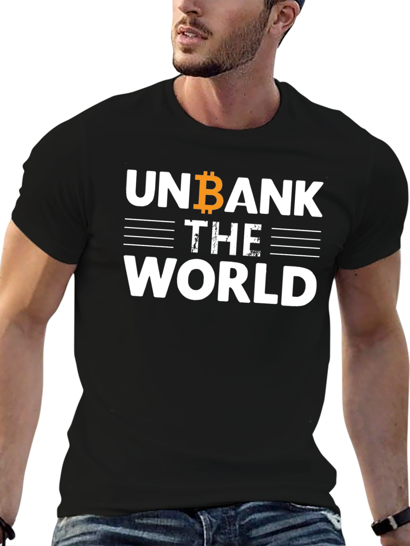 Unbank The World Bitcoin T-Shirt - Crypto Tee