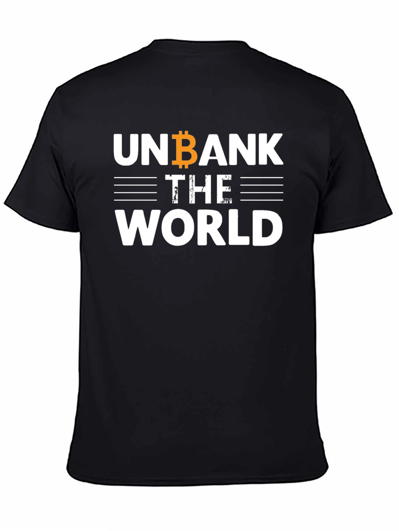Unbank The World Bitcoin T-Shirt - Crypto Tee