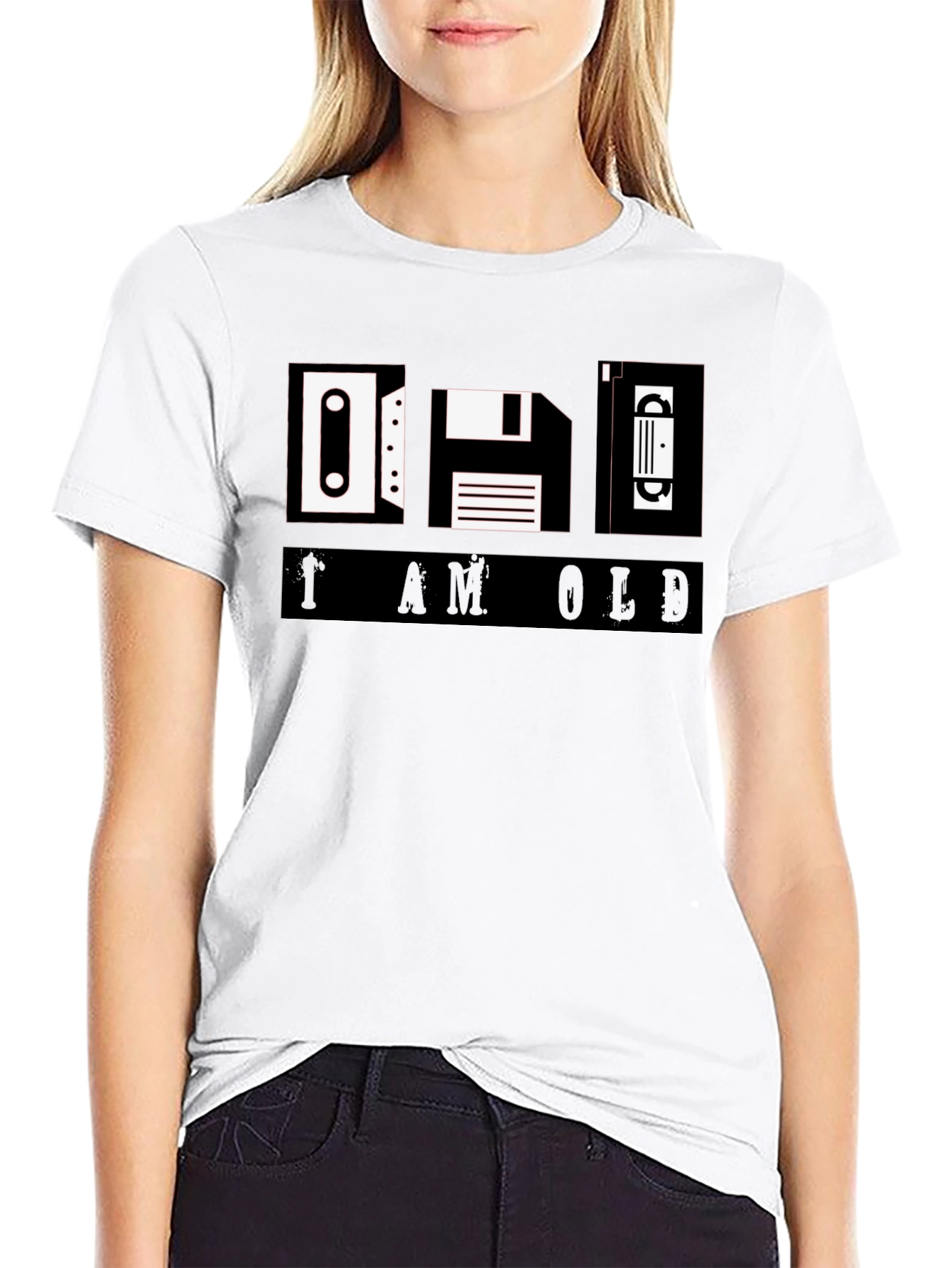 I am Old T-Shirt - Retro Media Icons Tee