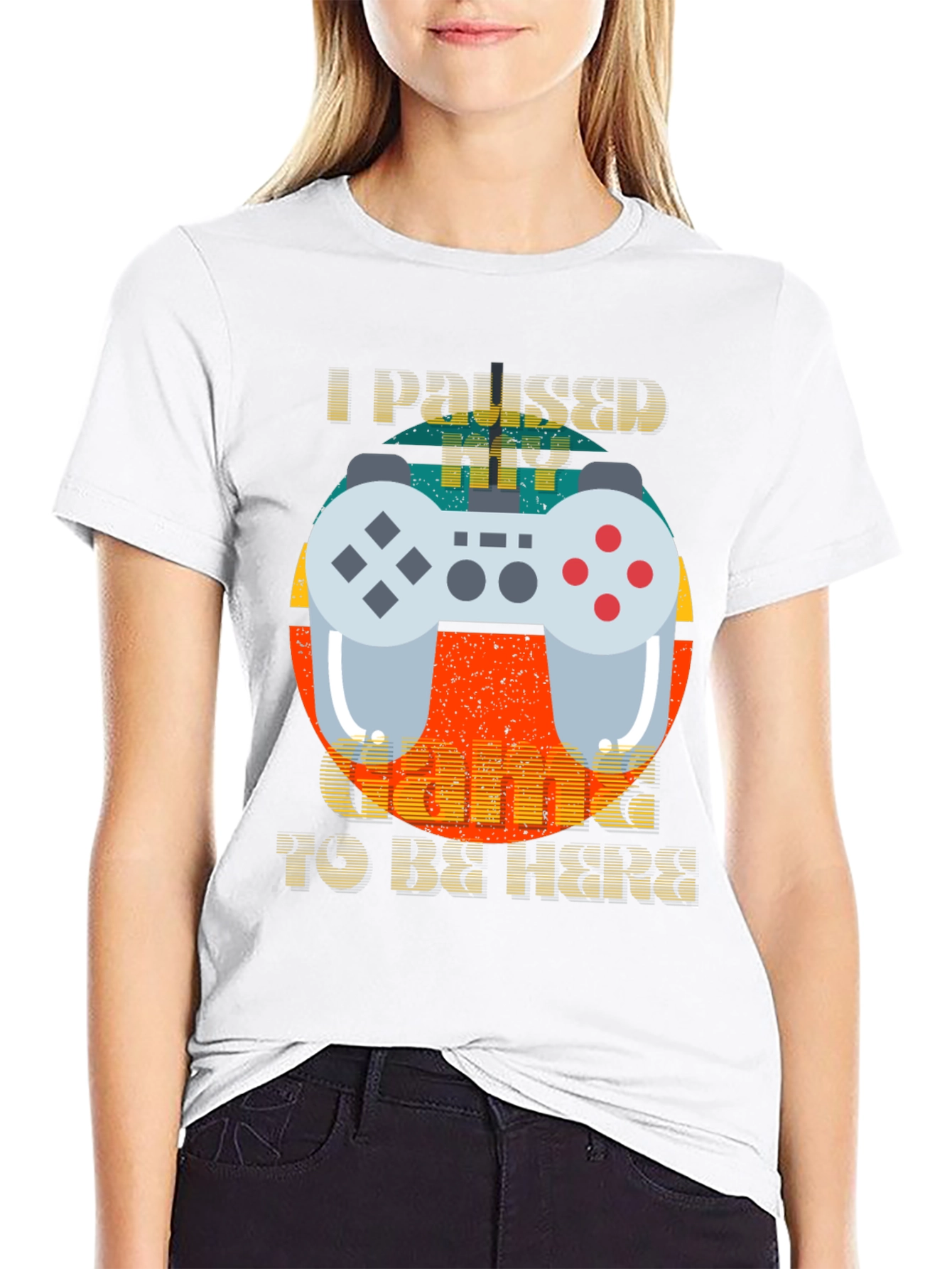 Funny Gamer T-Shirt - I Paused My Game