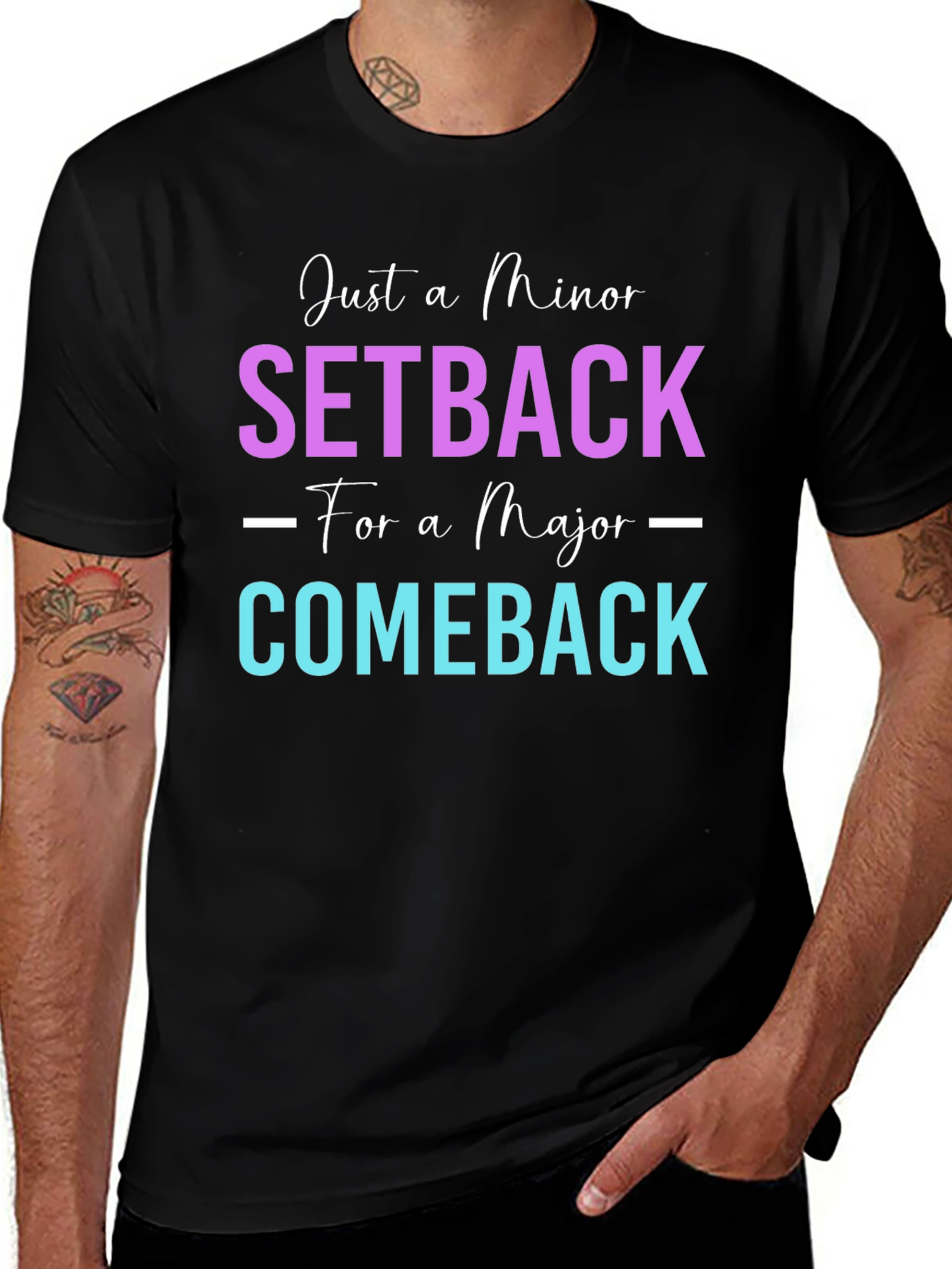 Minor Setback Major Comeback Graphic Tee