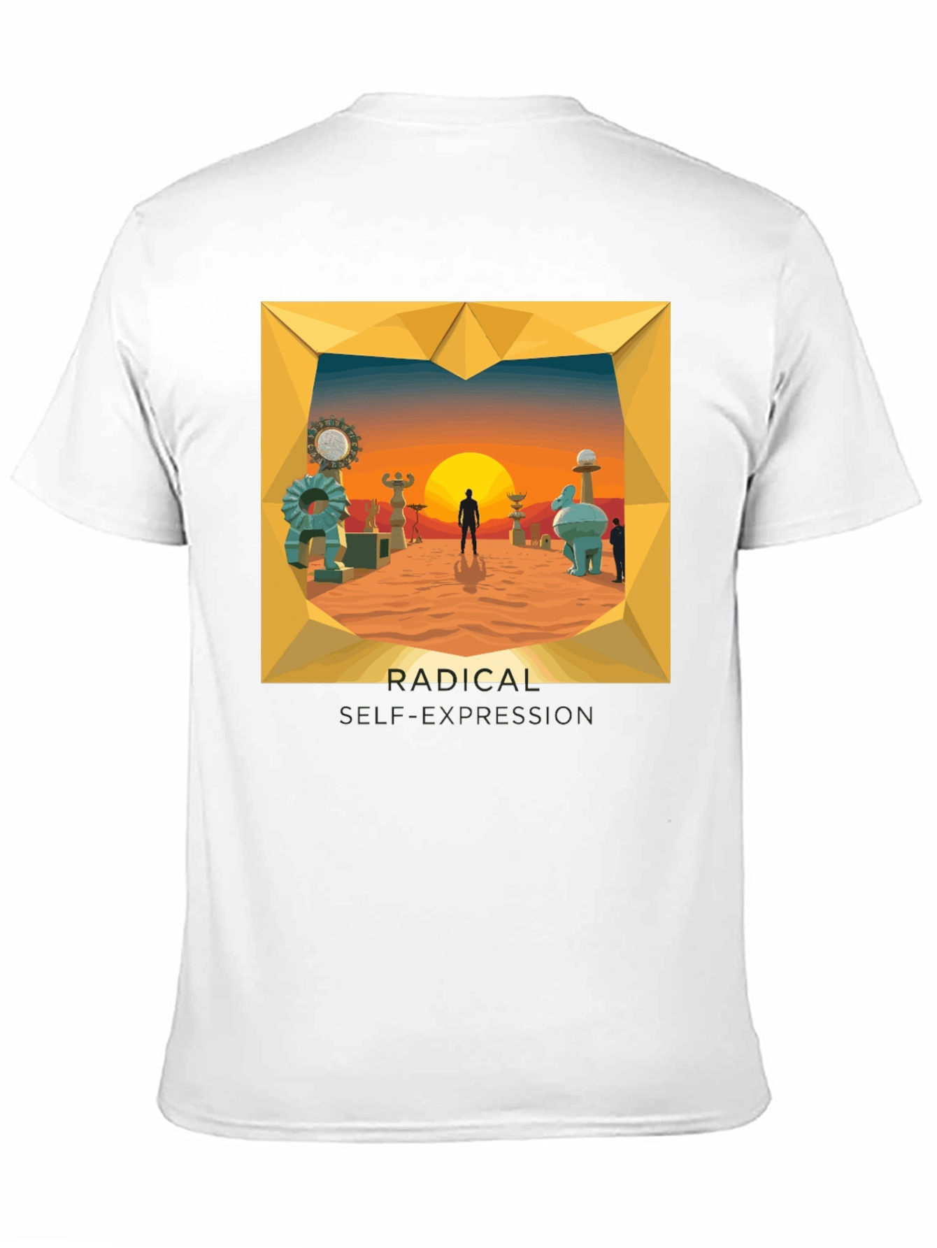 Radical Elf Expression Graphic Tee - Black Cotton
