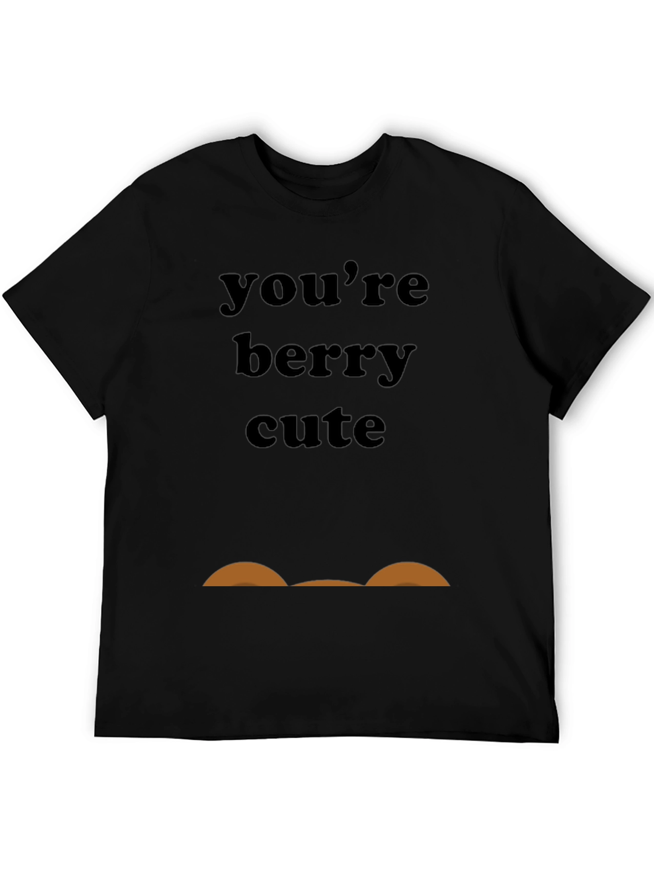 Youre Berry Cute Black Graphic Tee