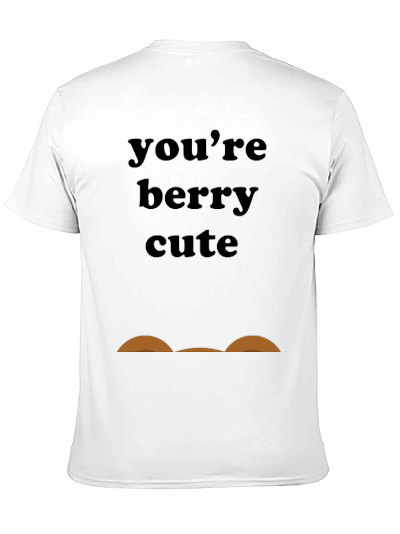 Youre Berry Cute Black Graphic Tee