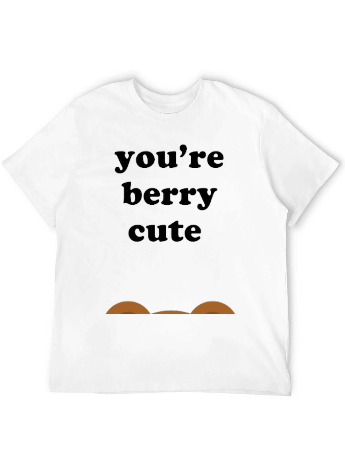 Youre Berry Cute Black Graphic Tee