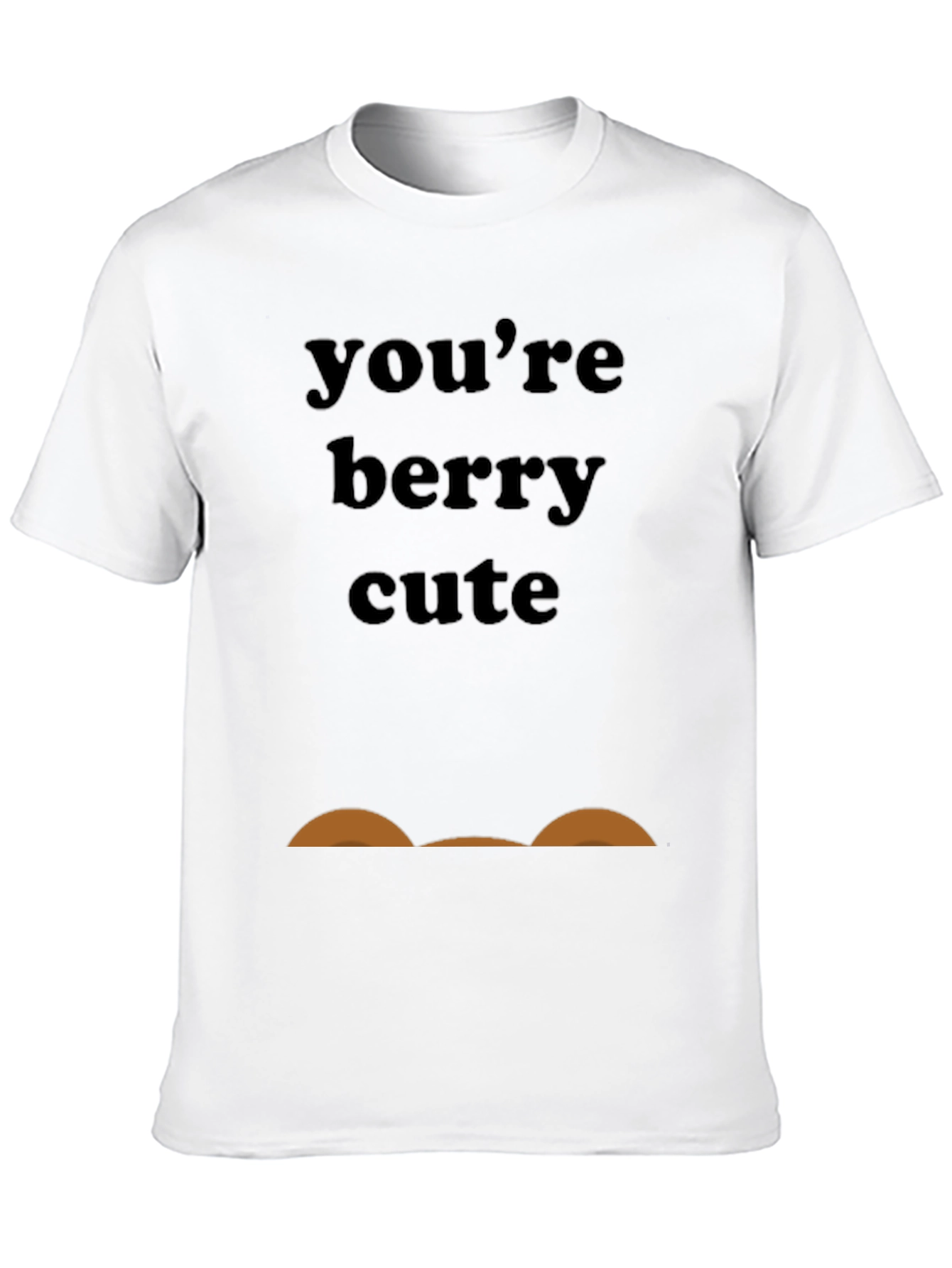 Youre Berry Cute Black Graphic Tee