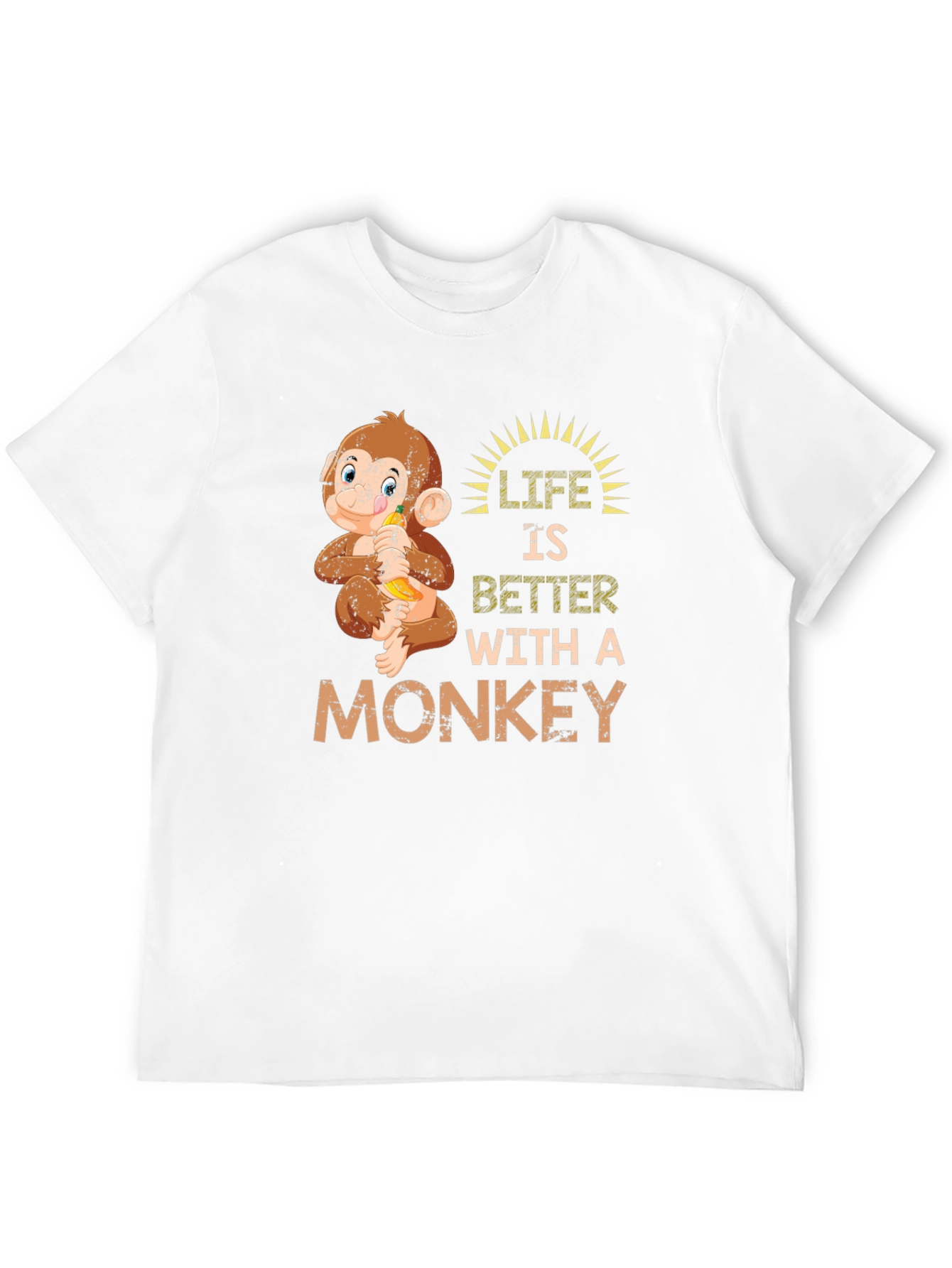 Life is Better with a Monkey T-Shirt