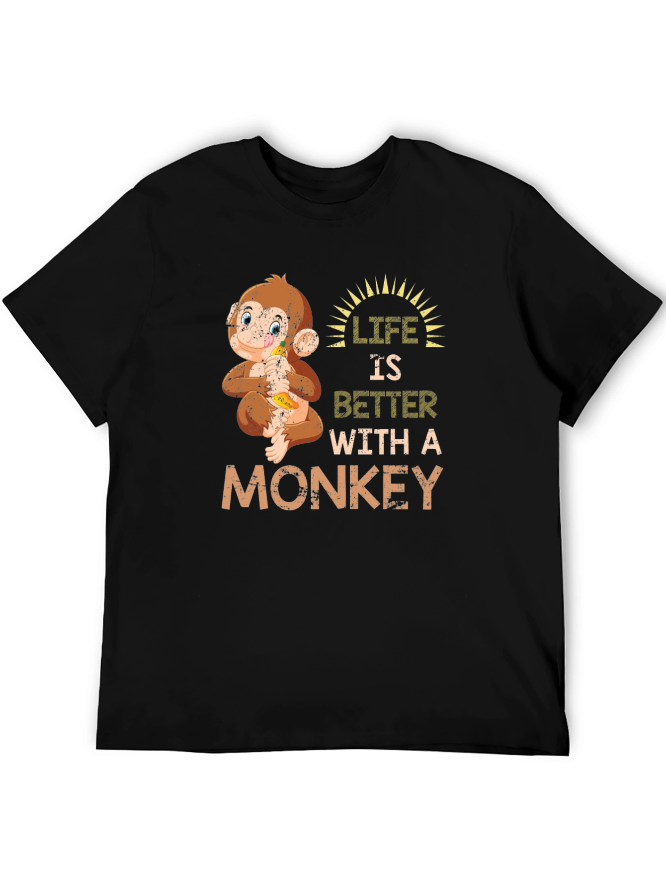 Life is Better with a Monkey T-Shirt